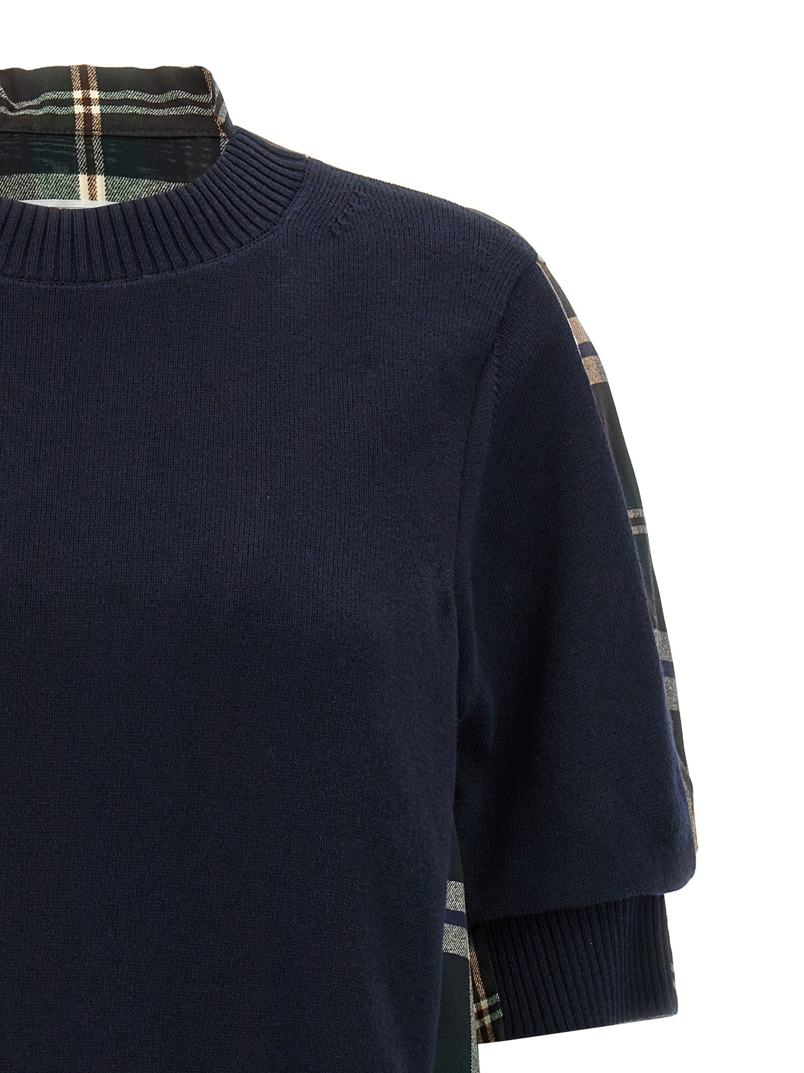 Sacai Knitted Panel Shirt