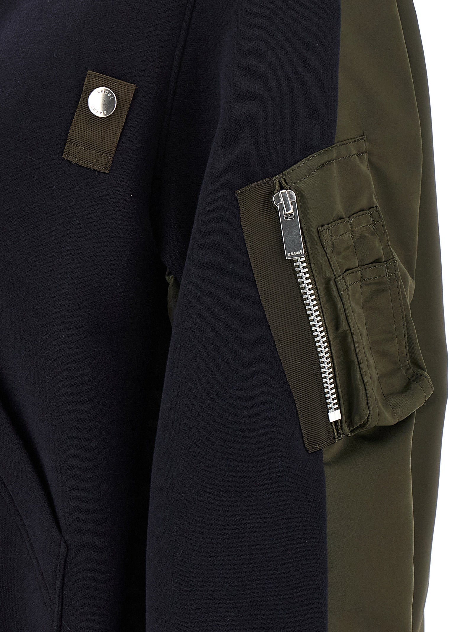 Sacai 'Sponge' And Nylon Hoodie