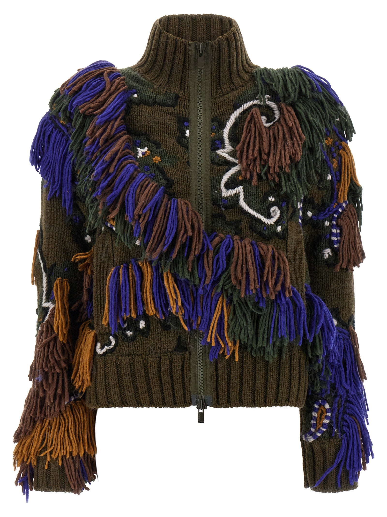 Sacai Paisley Jacquard Cardigan