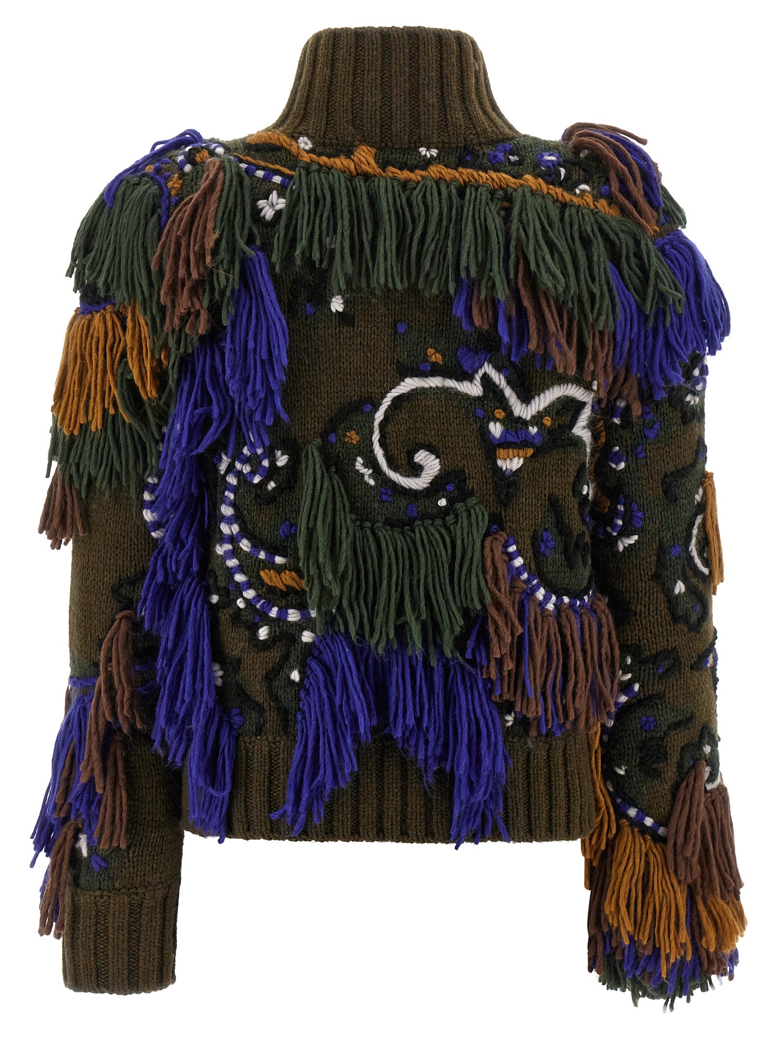 Sacai Paisley Jacquard Cardigan