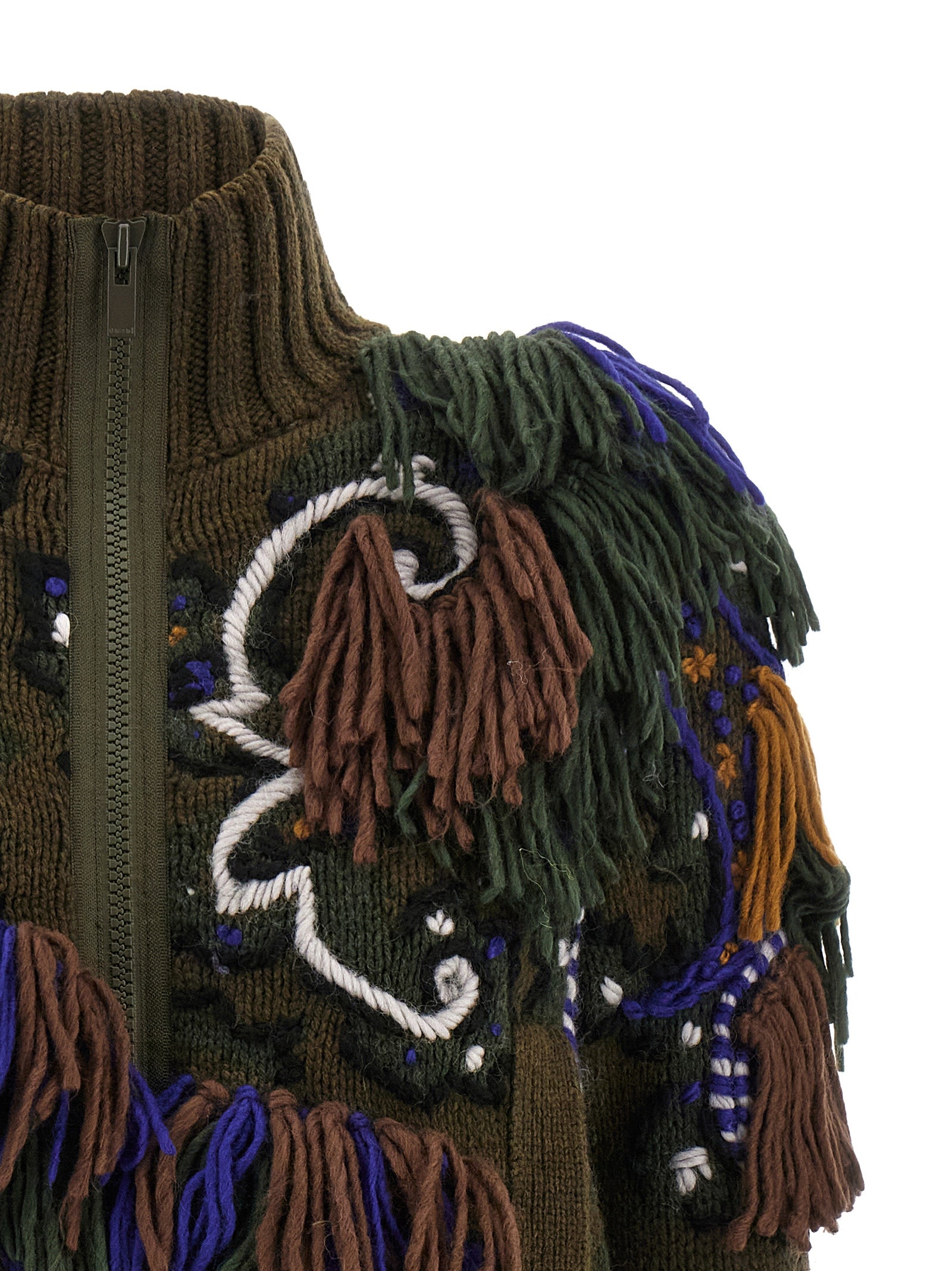 Sacai Paisley Jacquard Cardigan