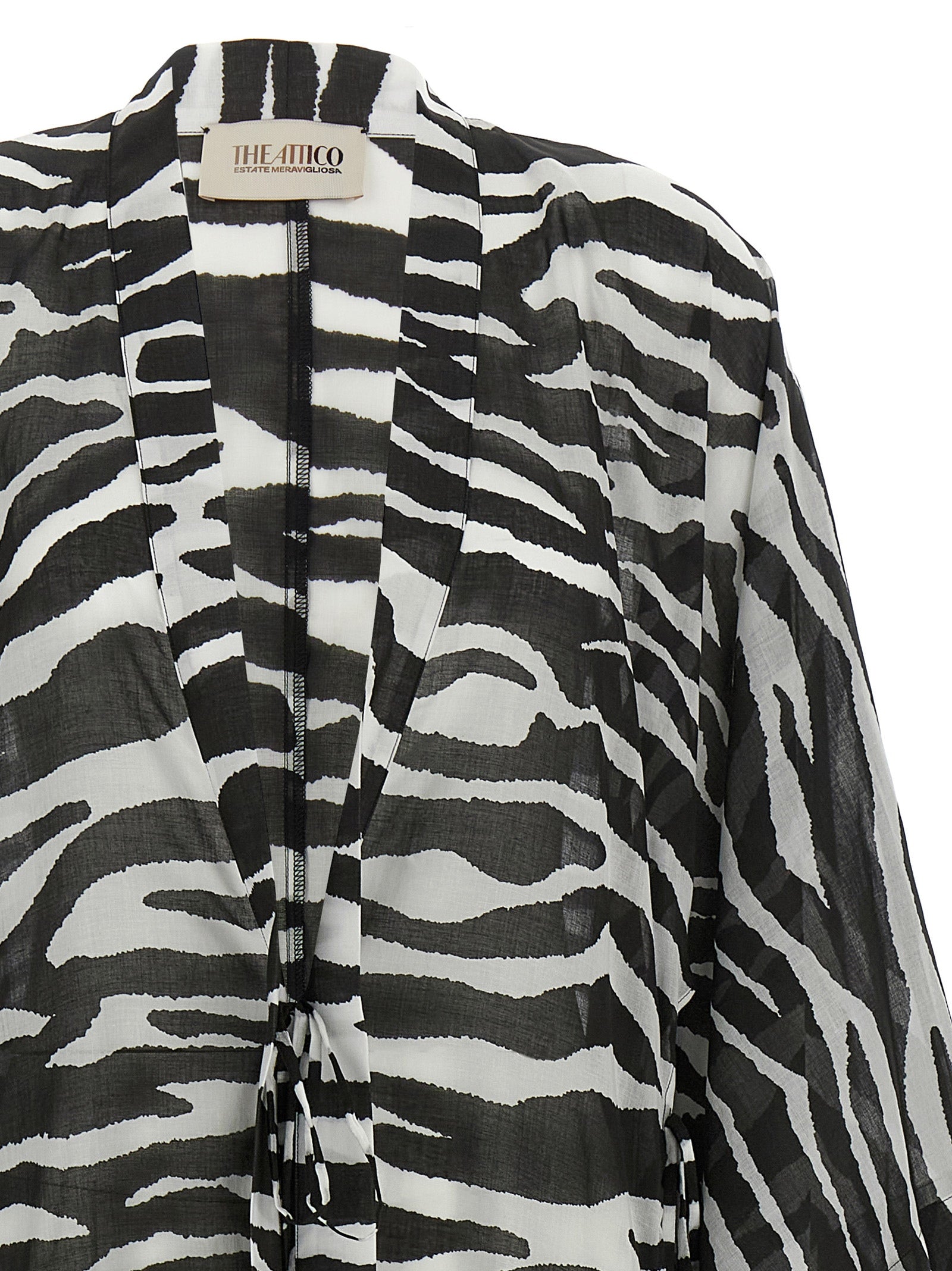 The Attico Animalier Caftan