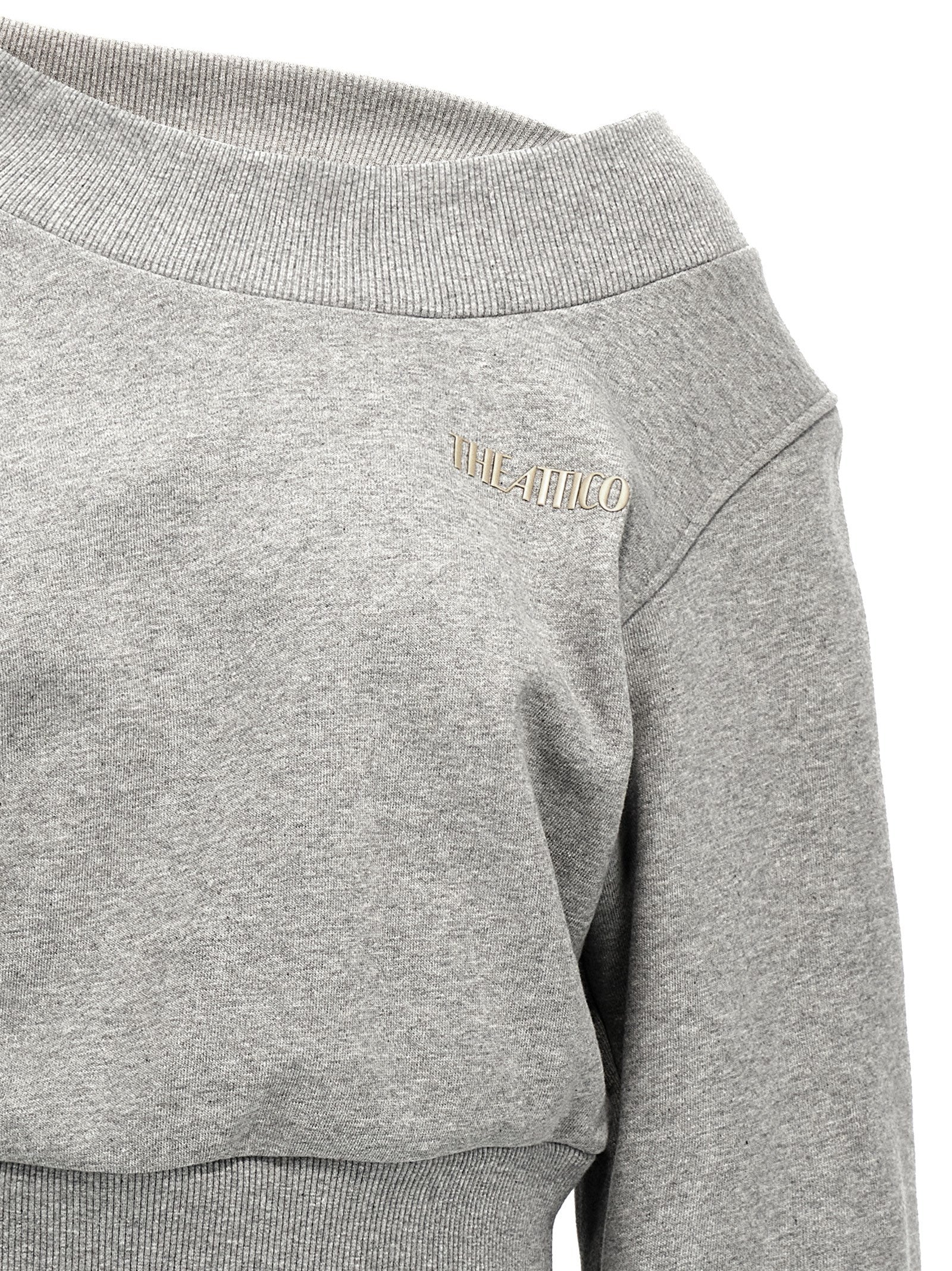 The Attico Crossed Logo Sweatshirt