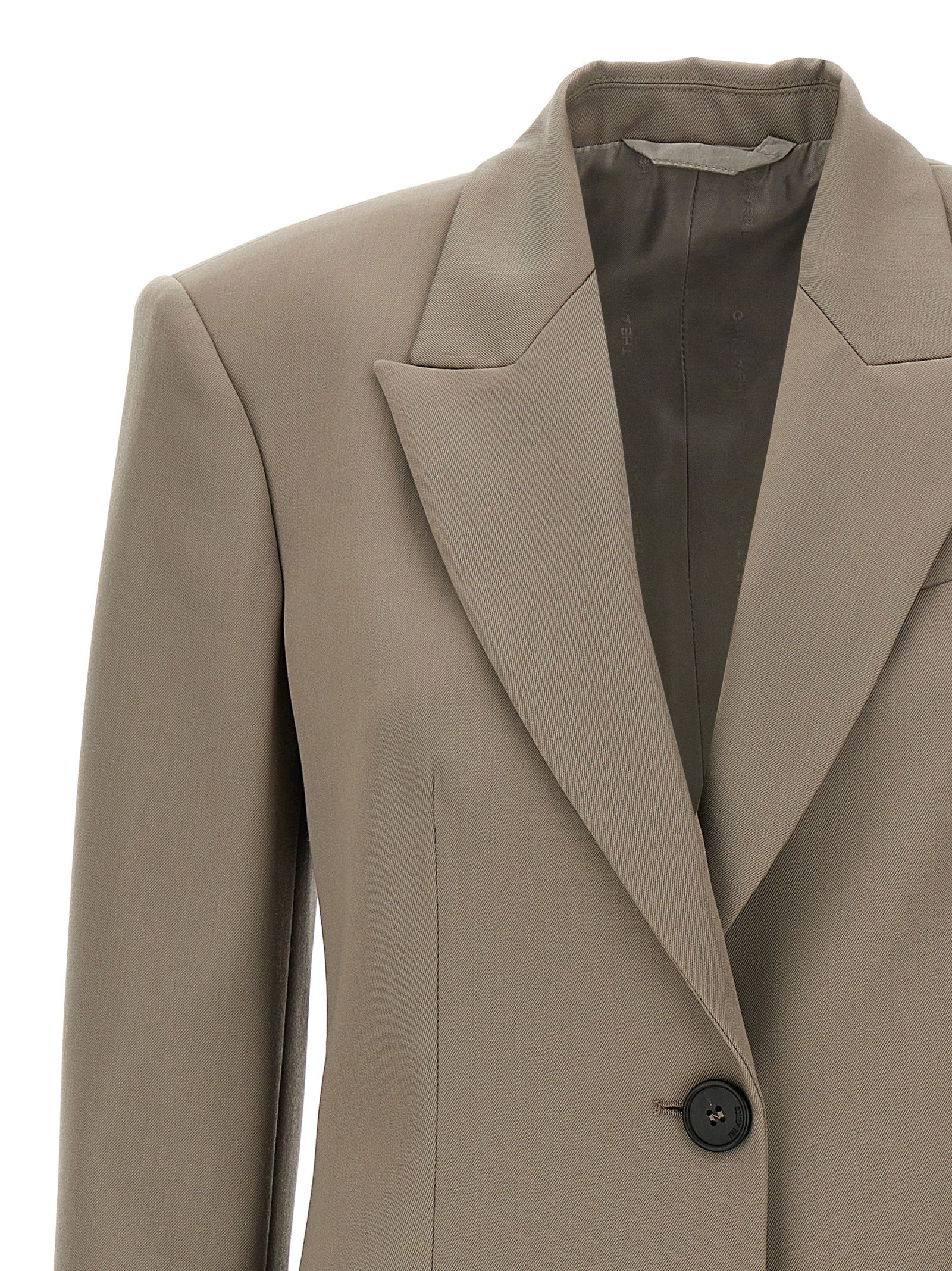 The Attico Single-Breasted Wool Blazer