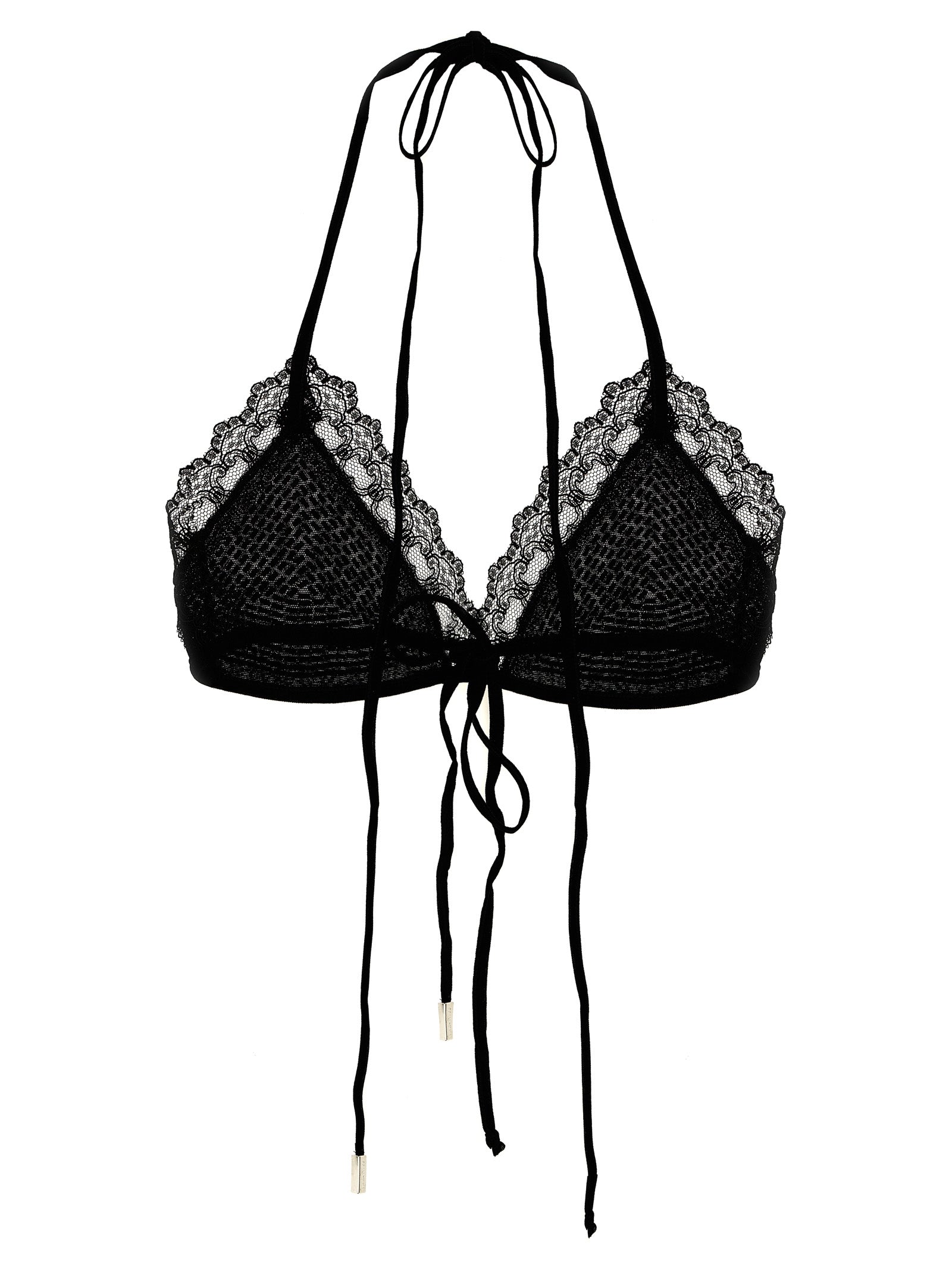 The Attico Rhinestone Bra