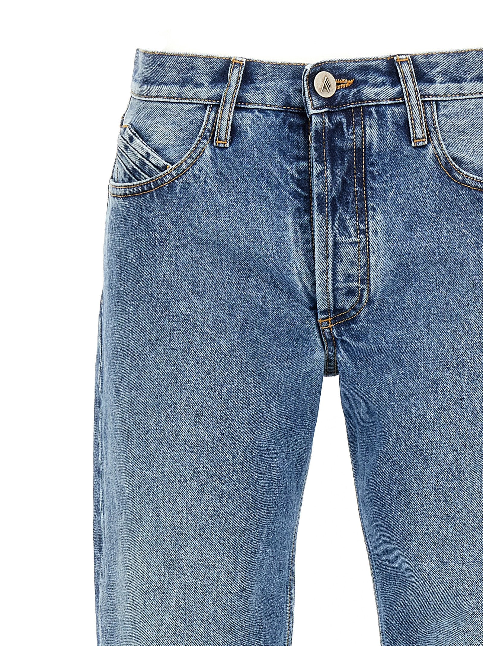 The Attico Long Denim Jeans