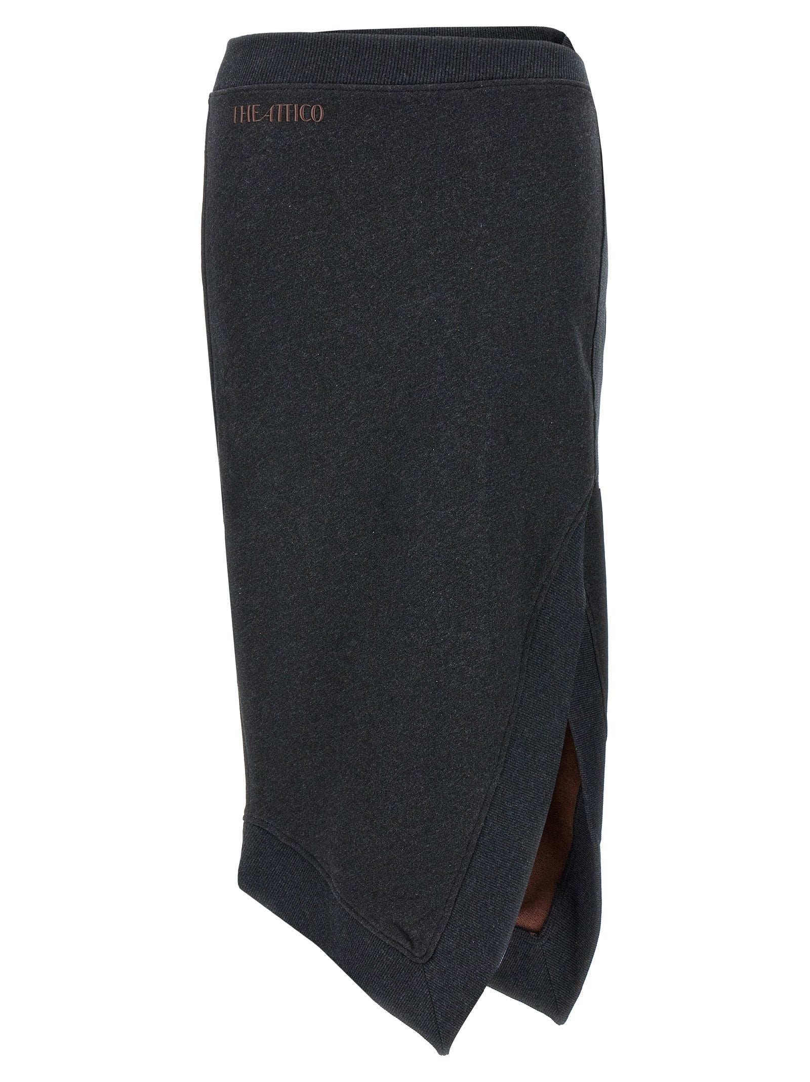 The Attico Asymmetrical Midi Skirt