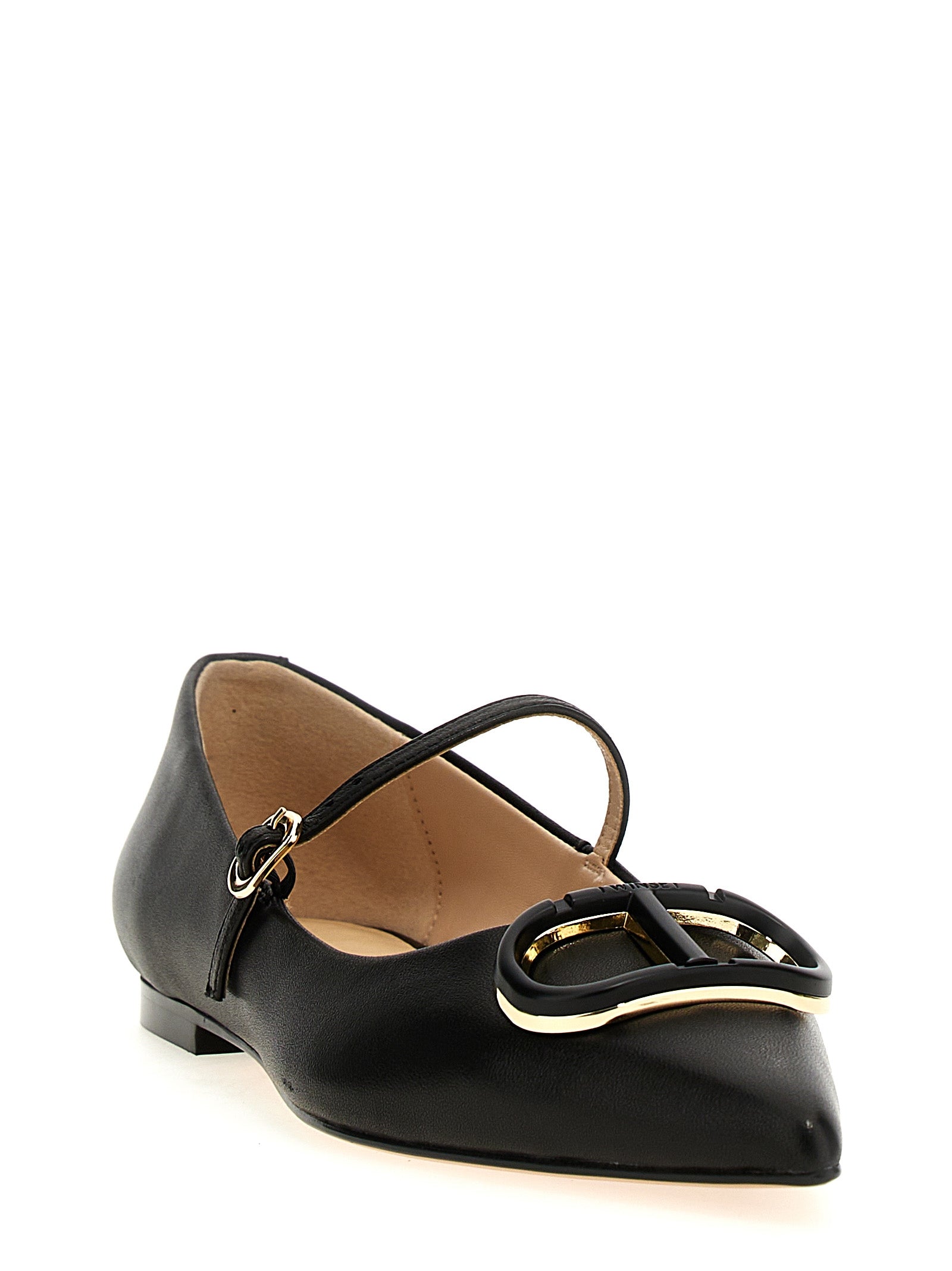 Twin Set 'Oval T' Ballet Flats