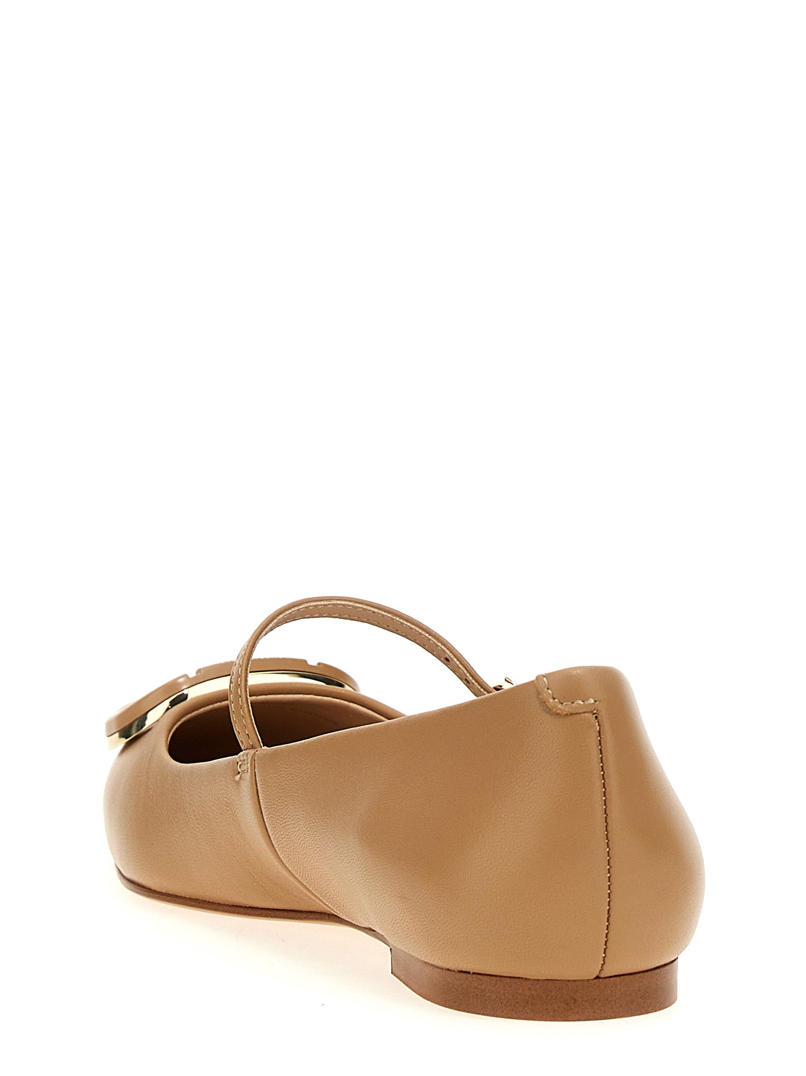 Twin Set 'Oval T' Ballet Flats