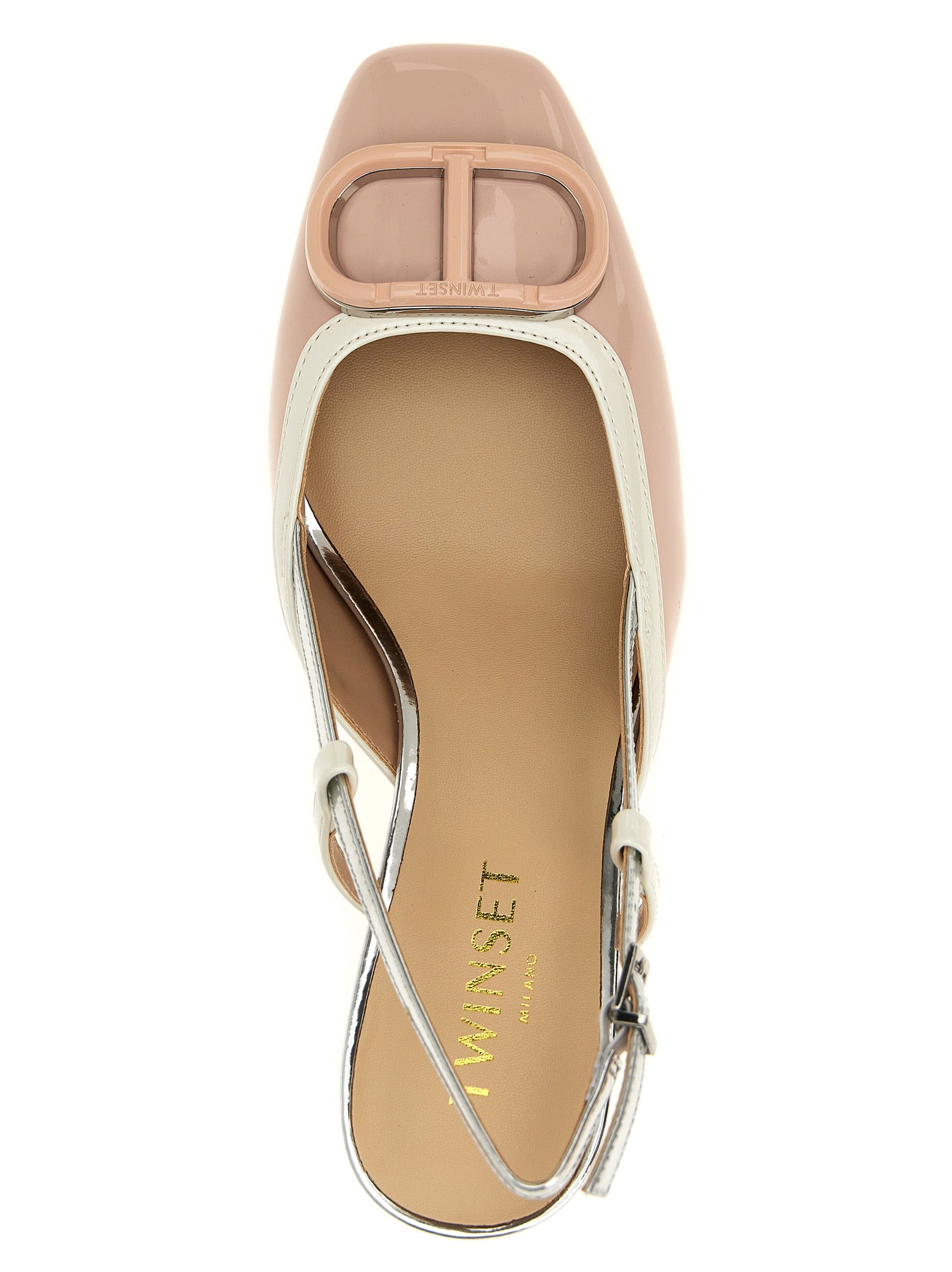 Twin Set Patent Leather Slingback