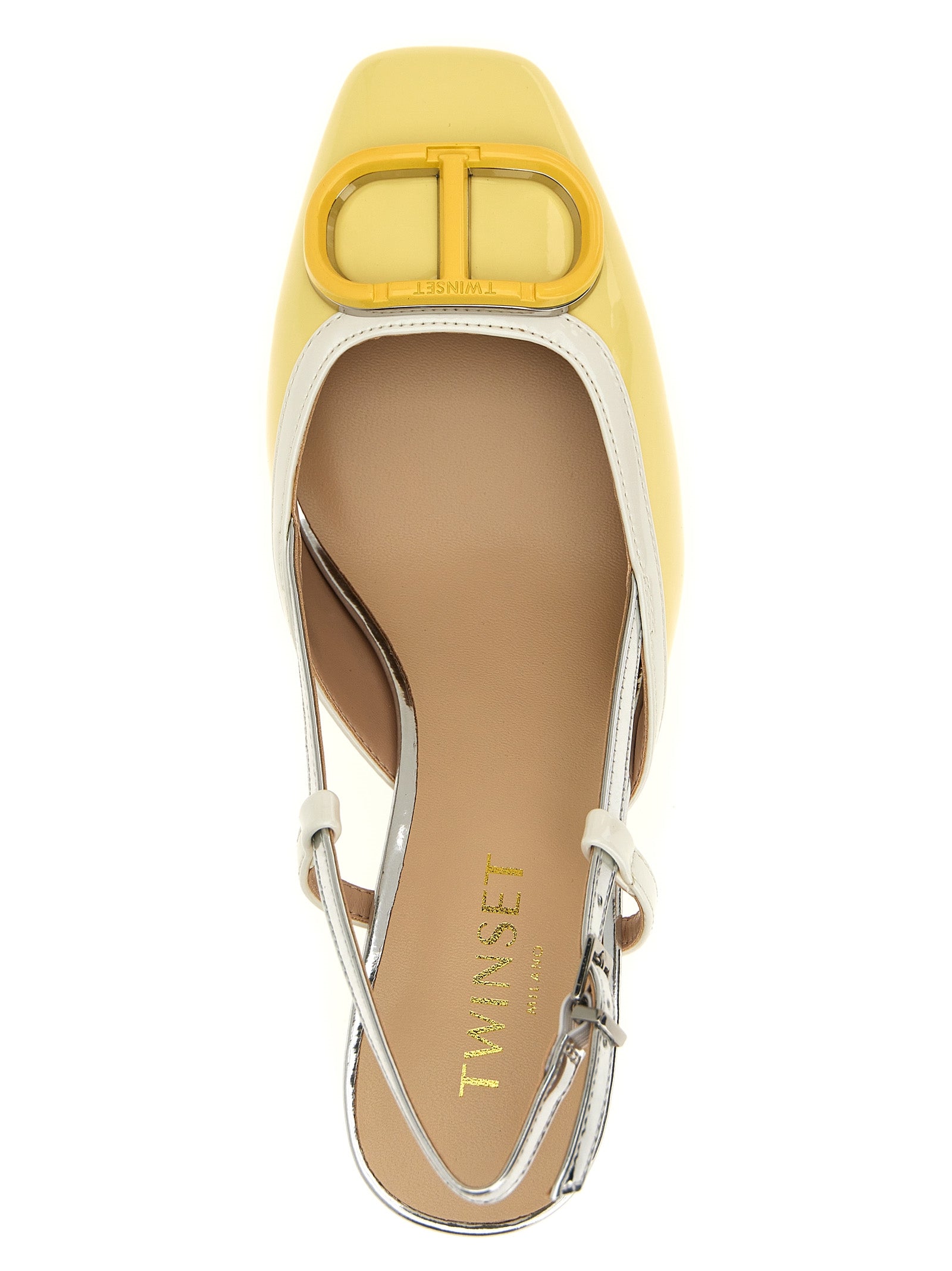 Twin Set Patent Leather Slingback