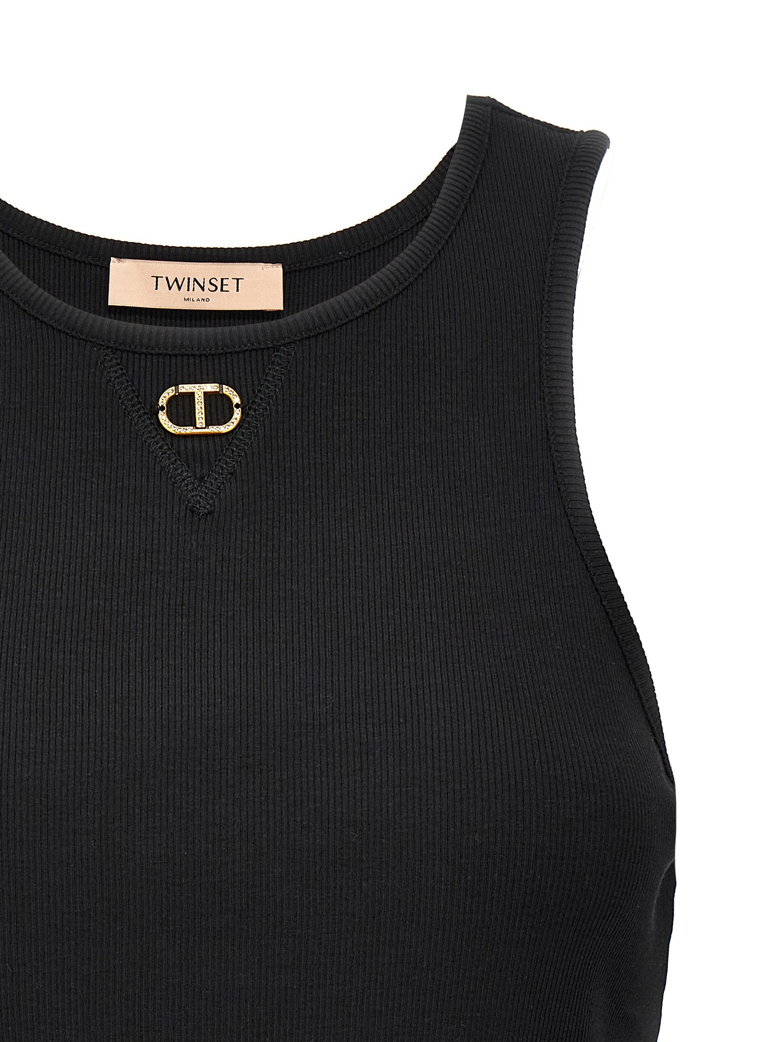 Twin Set 'Oval T' Tank Top