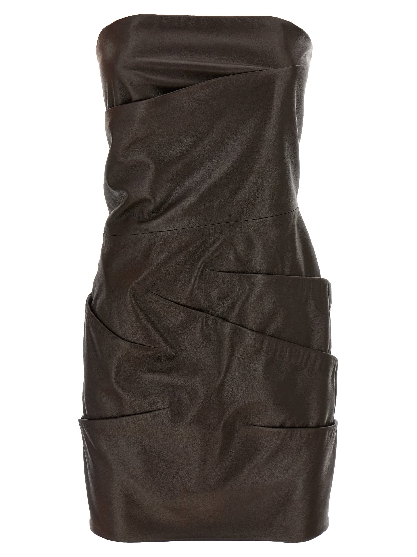 The Attico Leather Dress