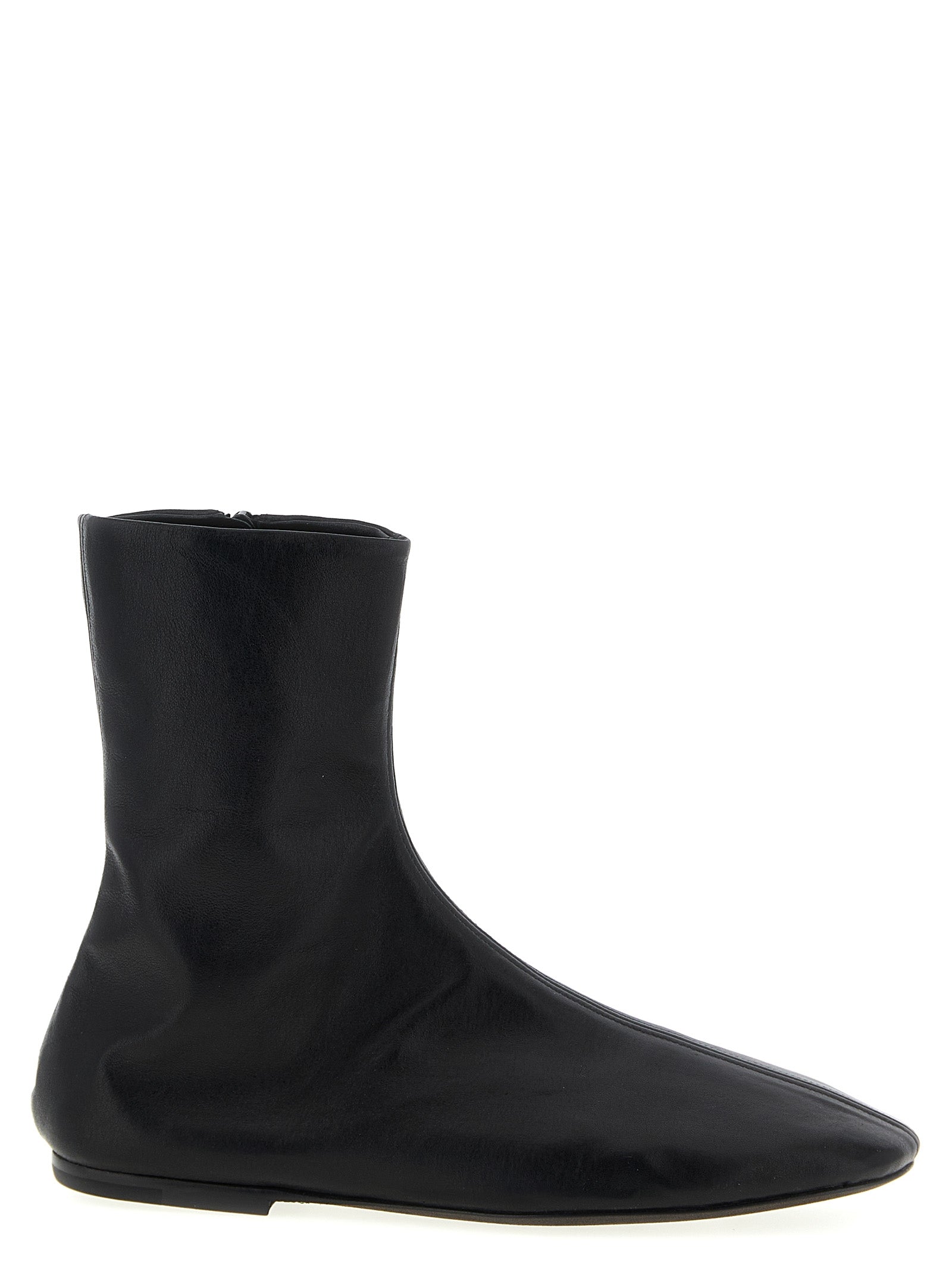Dries Van Noten  Leather Ankle Boots