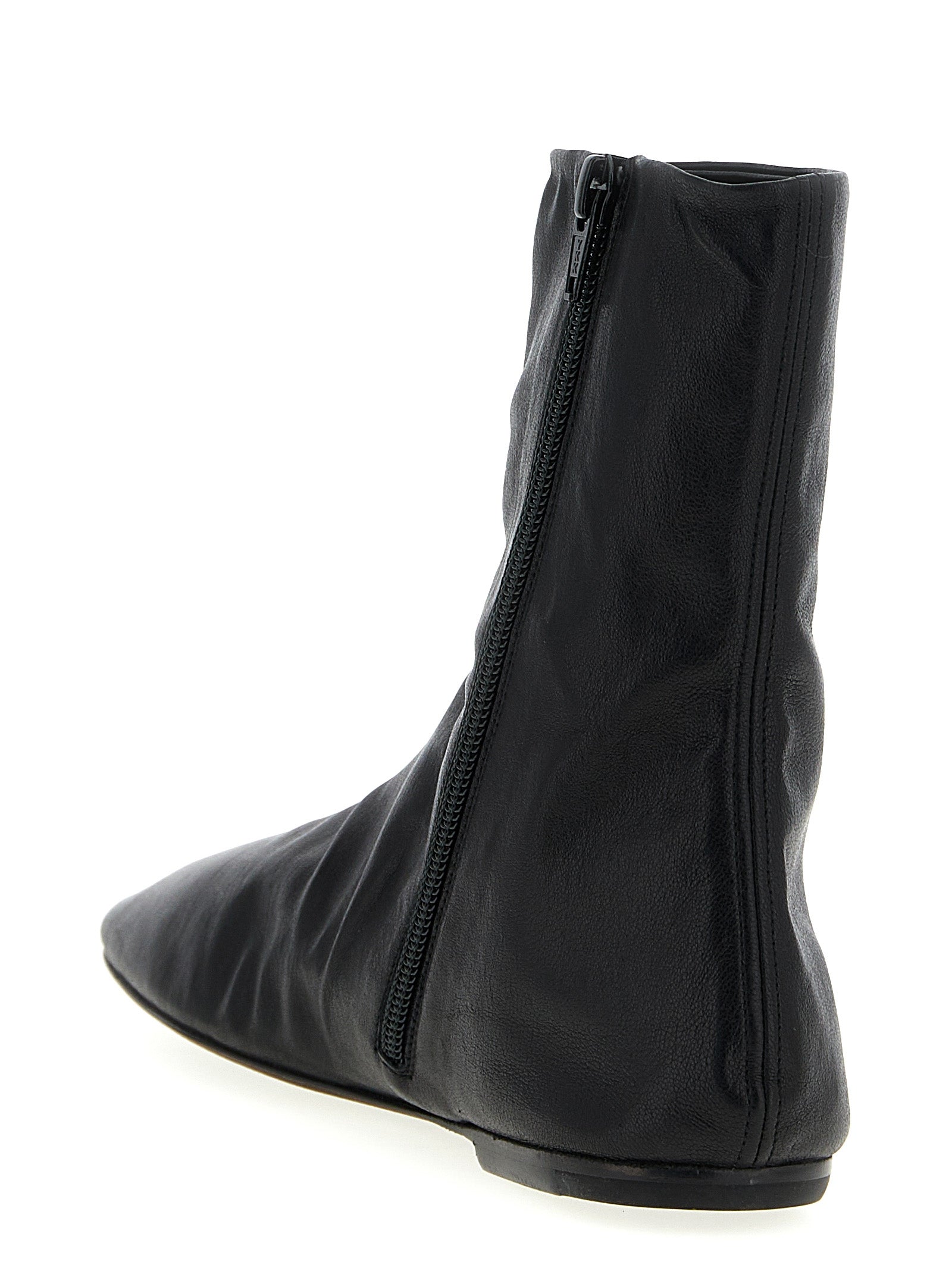 Dries Van Noten  Leather Ankle Boots