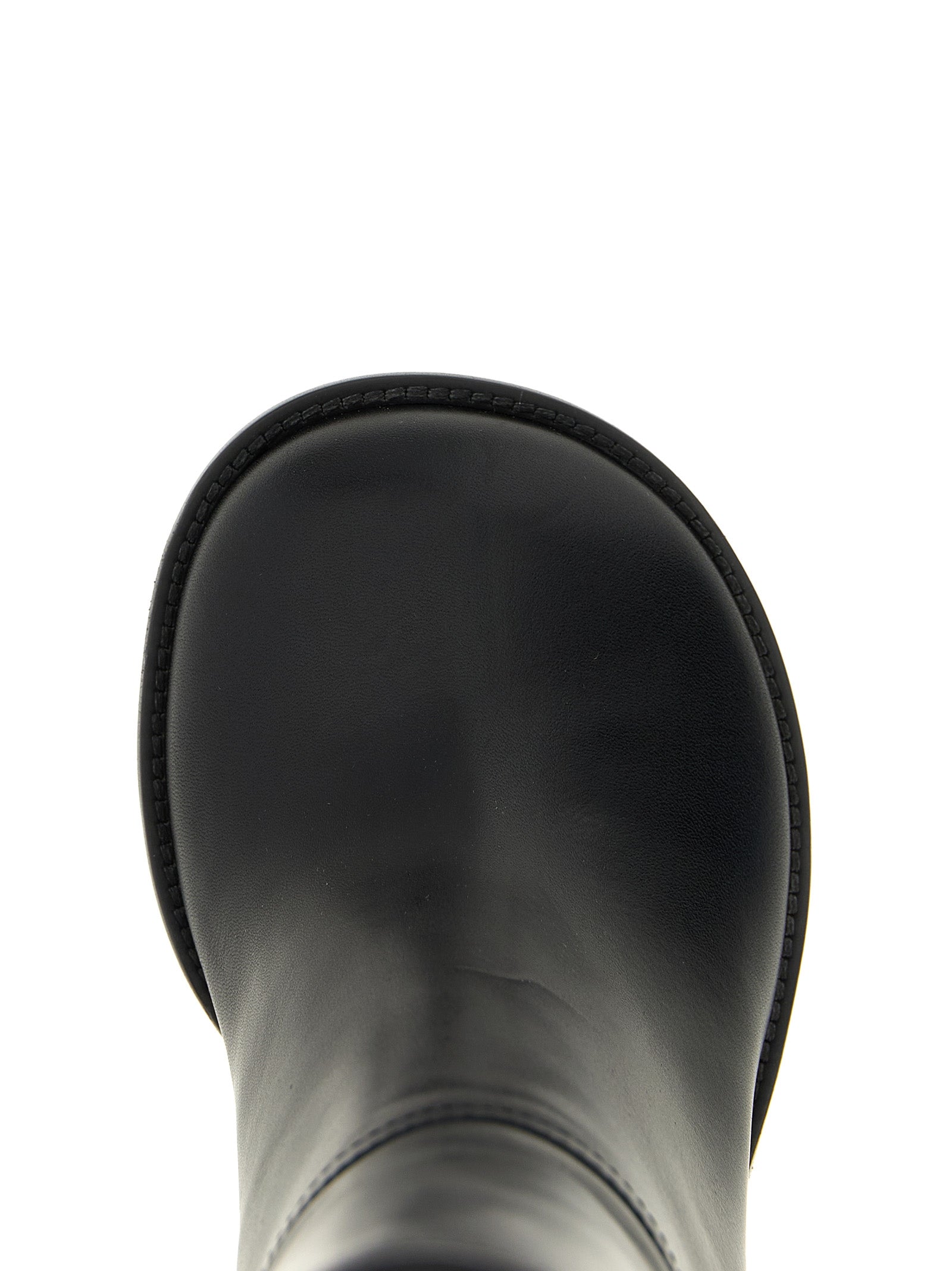 Dries Van Noten  Curved Wedge Heel Boots