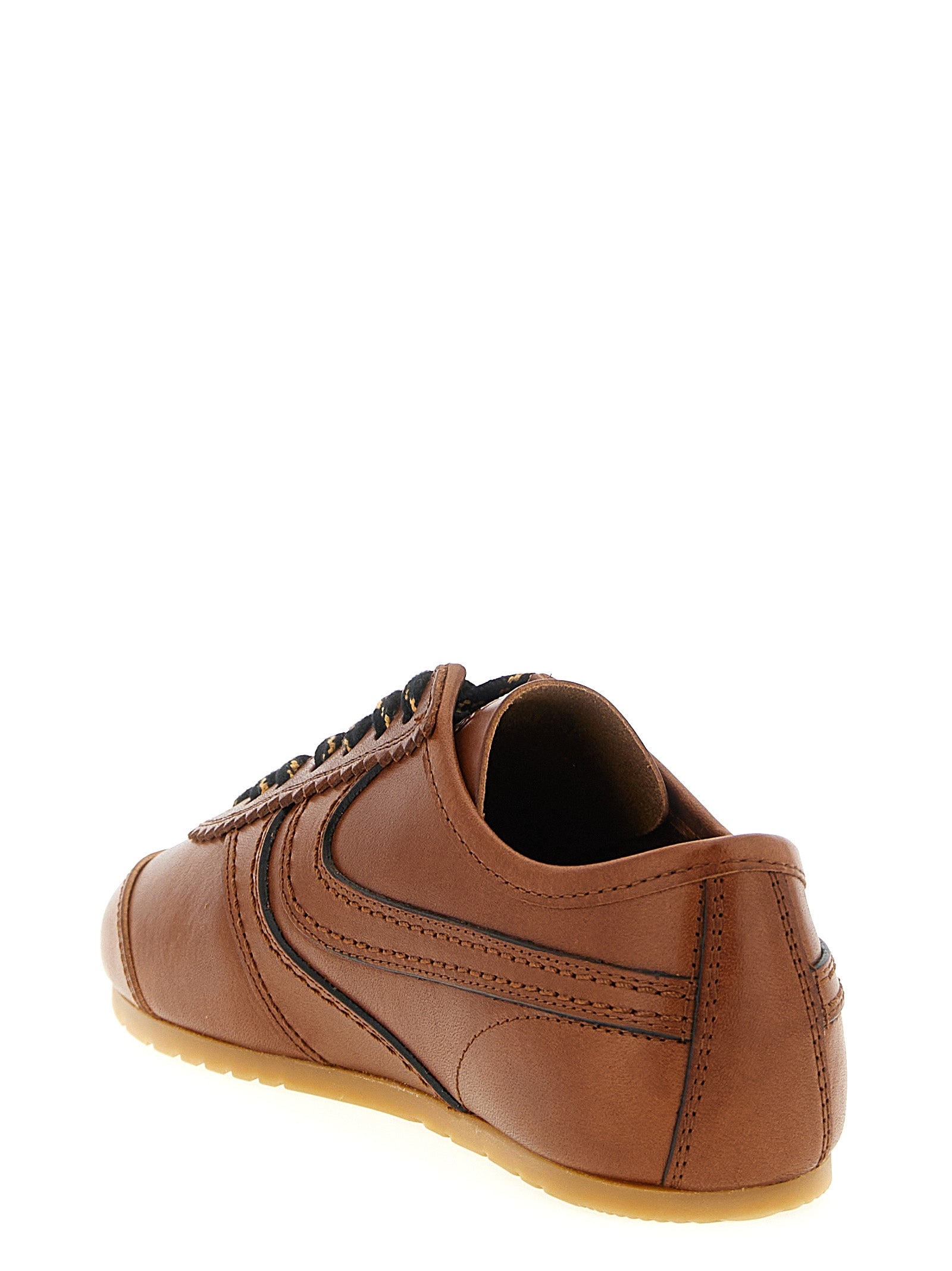 Dries Van Noten  Leather Sneakers