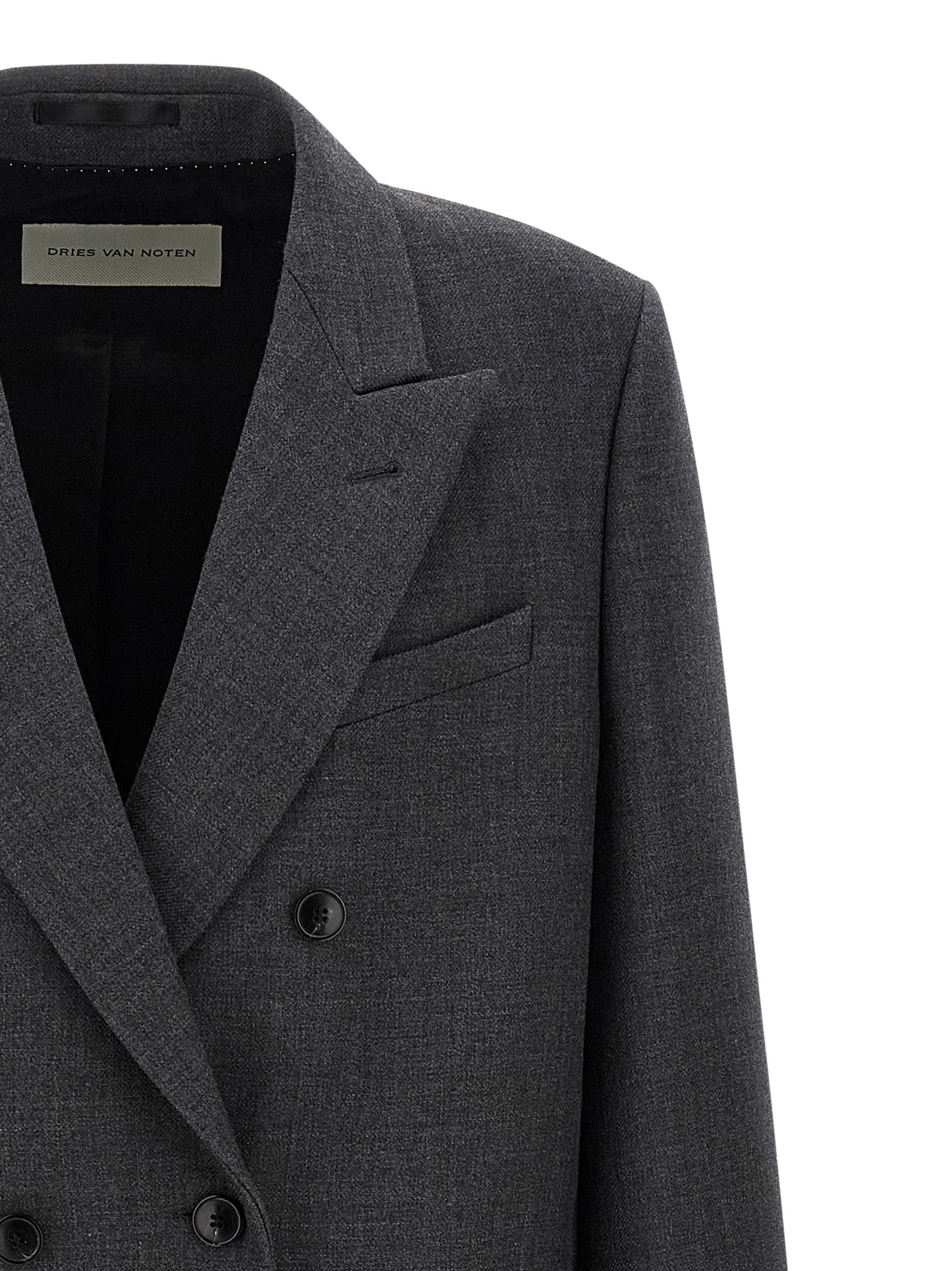 Dries Van Noten  Double-Breasted Coat