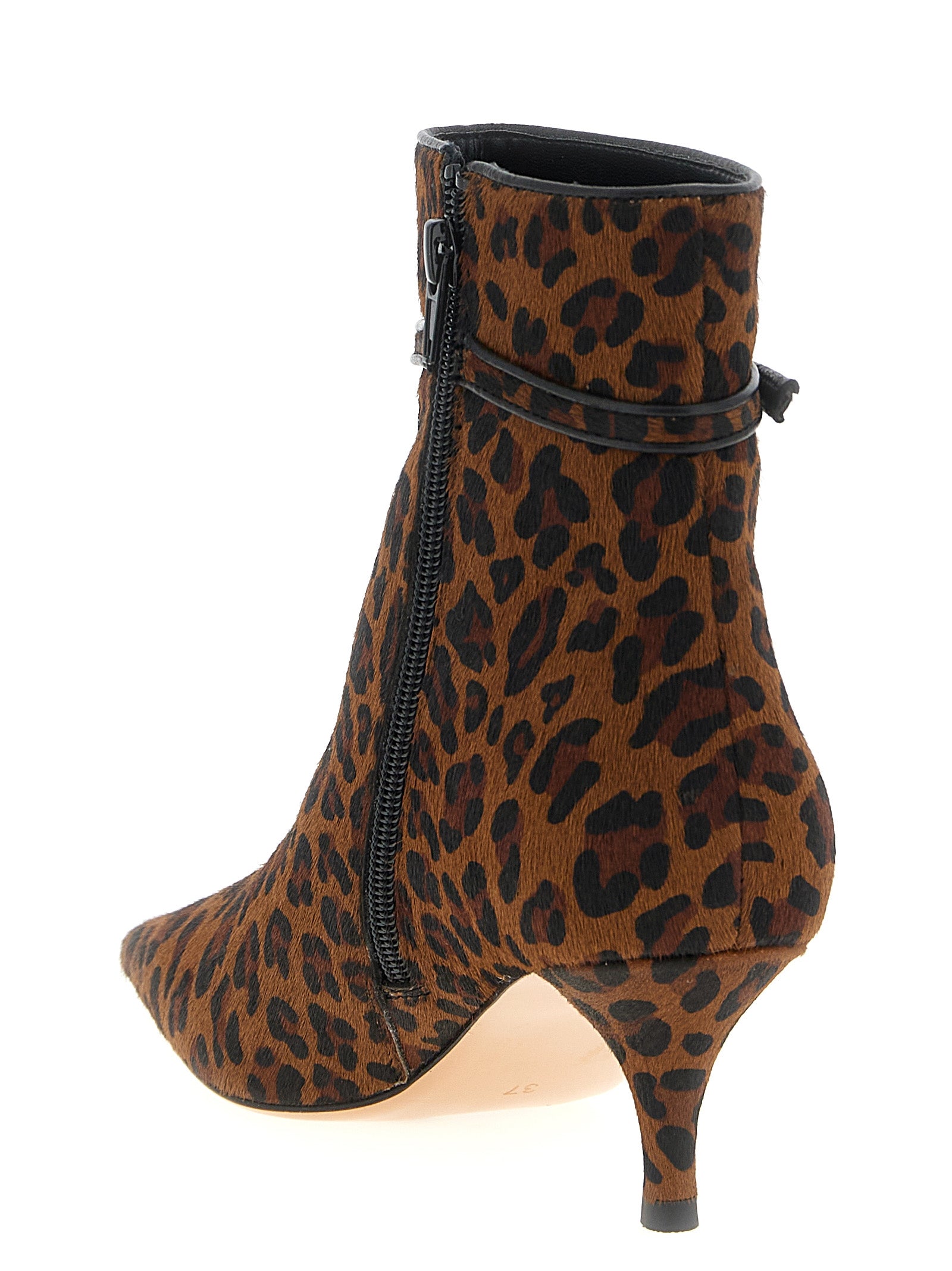 Twin Set Animal Print Ankle Boots