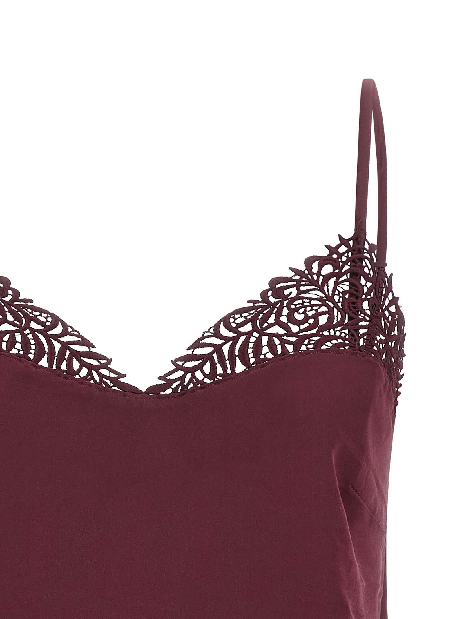 Twin Set Satin Lace Top