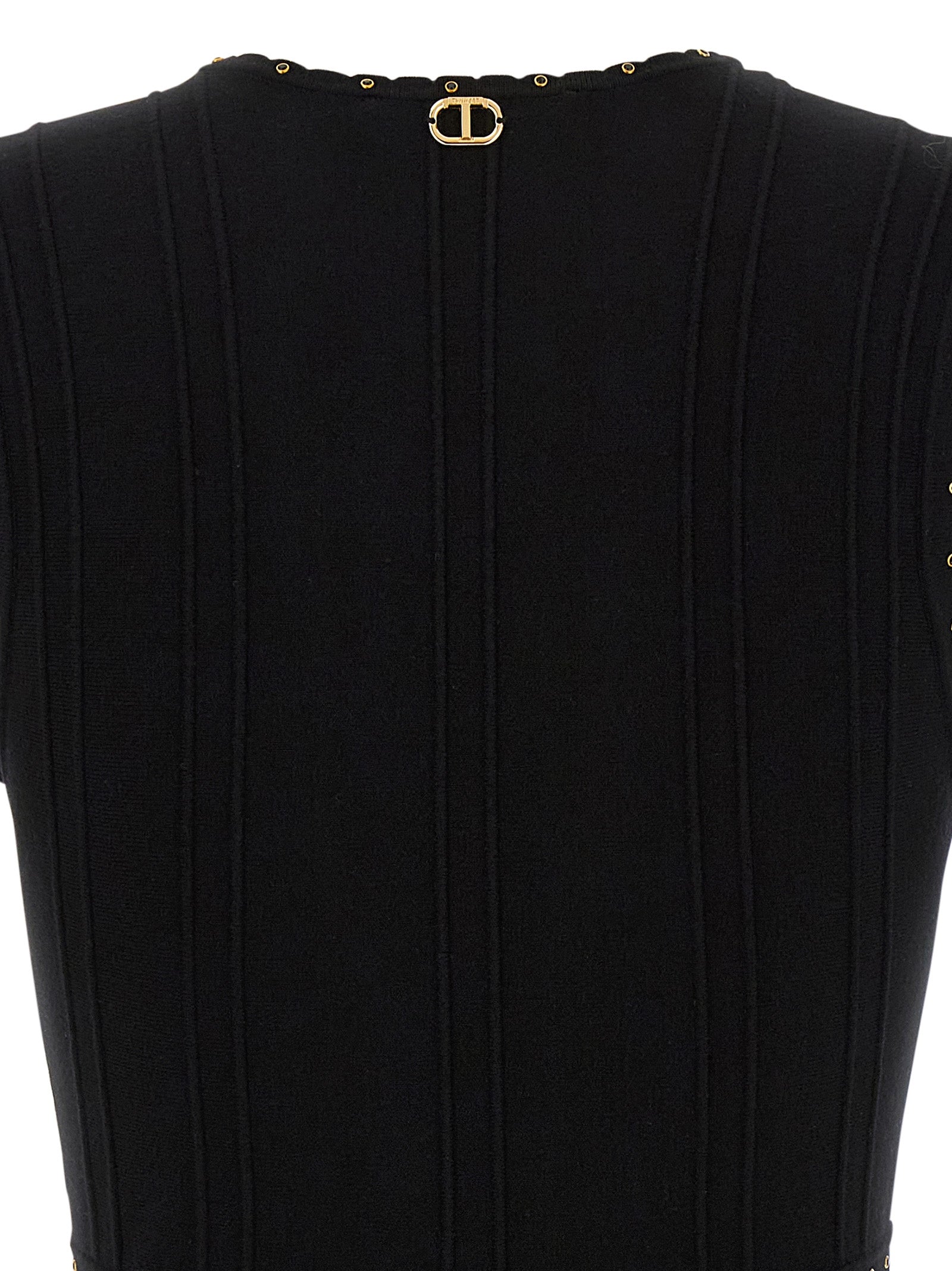 Twin Set Rhinestone Studded Dress