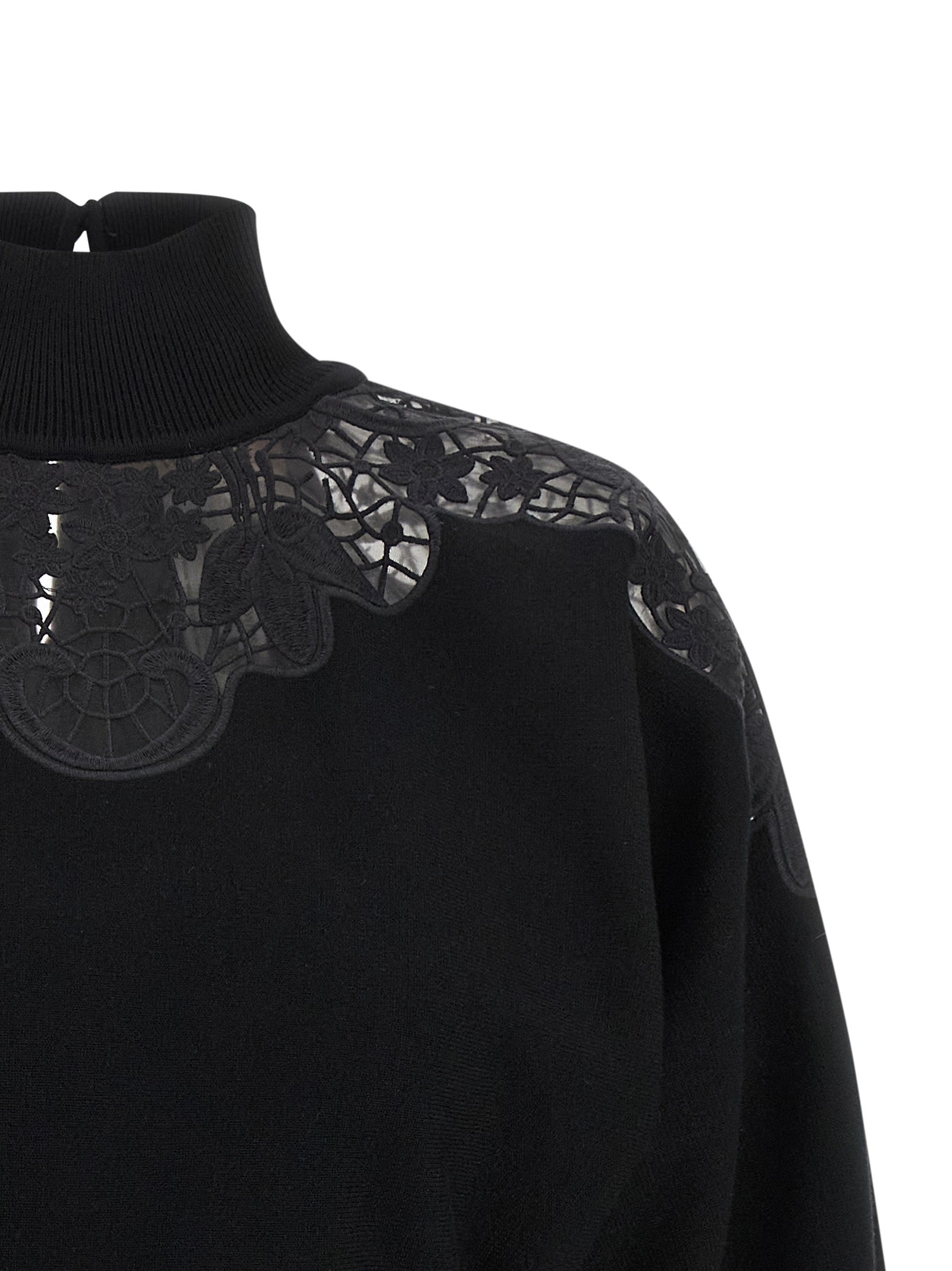 Twin Set Tulle Lace Sweater