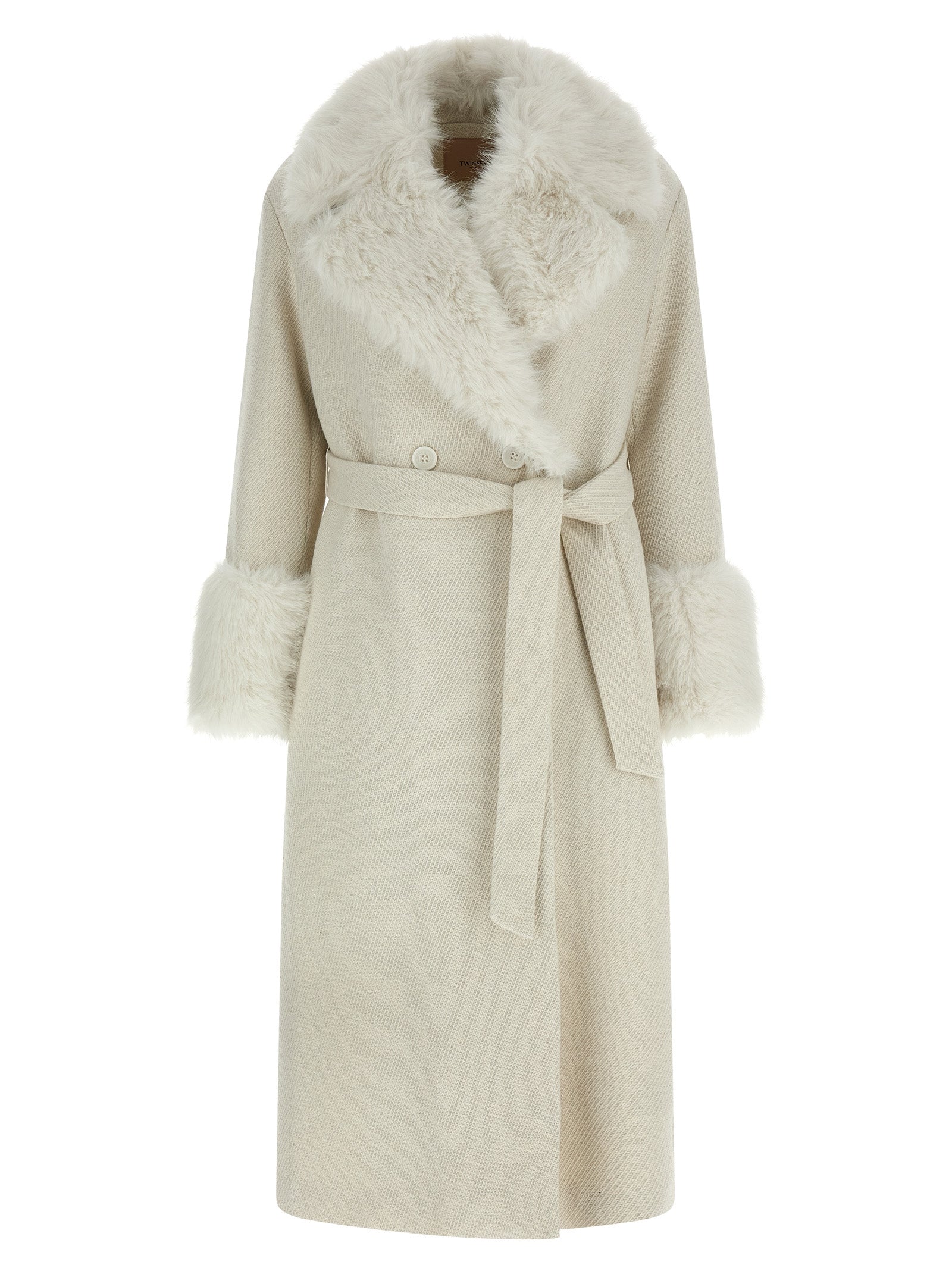 Twin Set Lamé Thread Coat