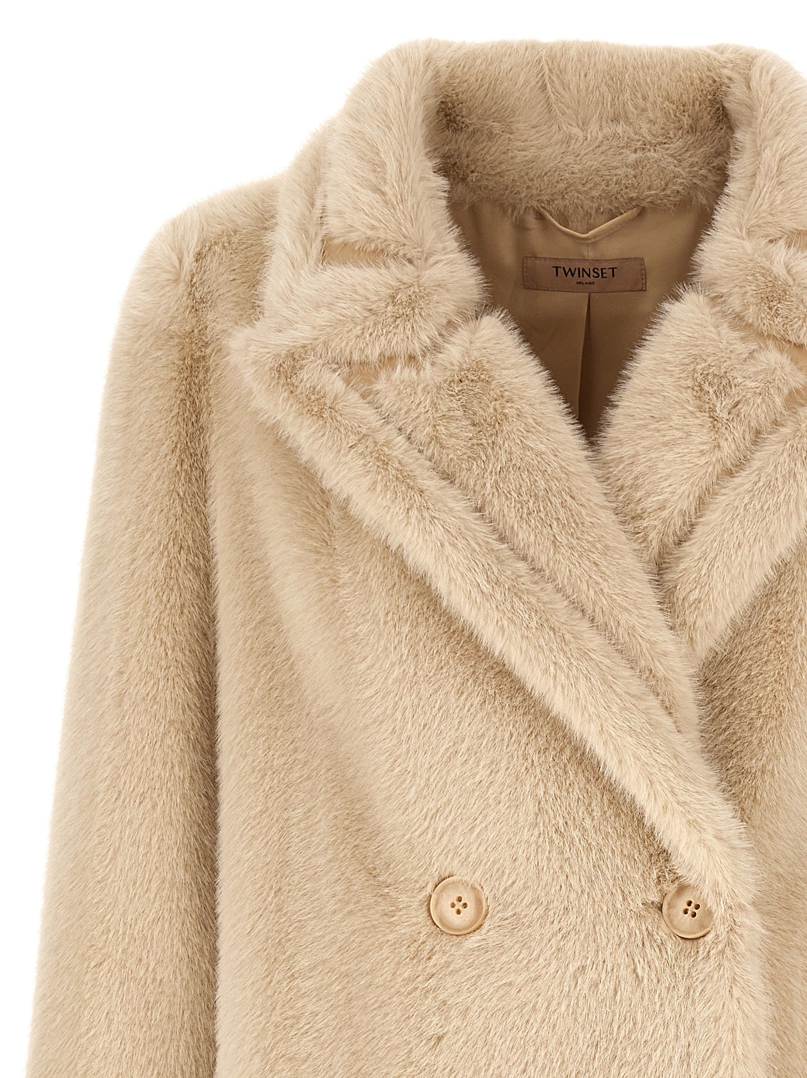 Twin Set Double-Breasted Coat