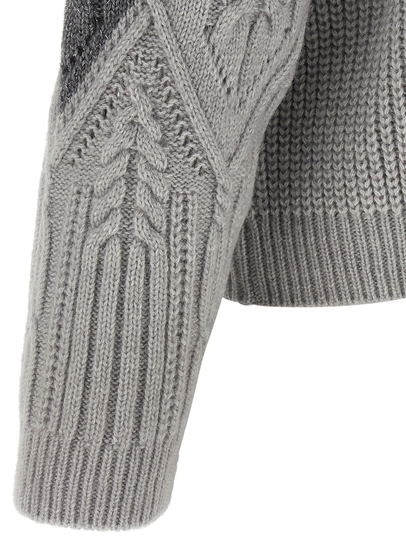 Twin Set Lozenge Intarsia Sweater