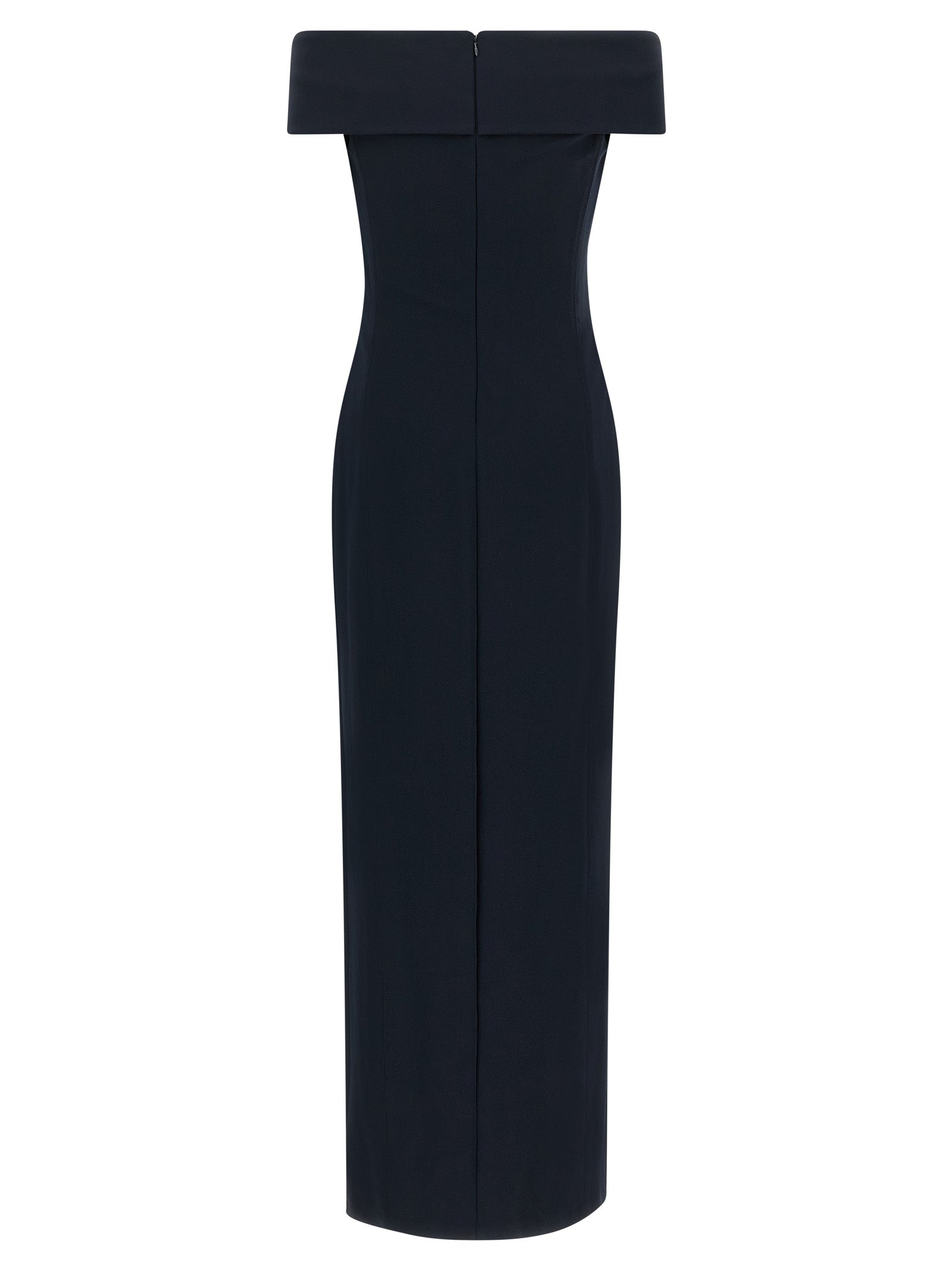 Lauren Ralph Lauren Long Dress With Crossed Neckline