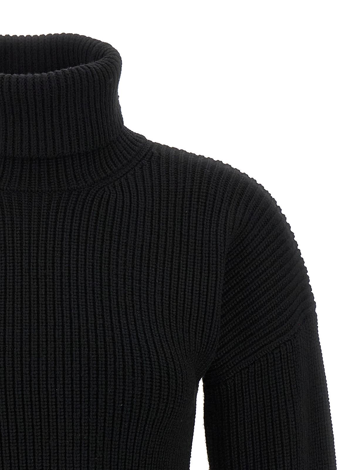 Toteme Ribbed Wool Turtleneck Sweater