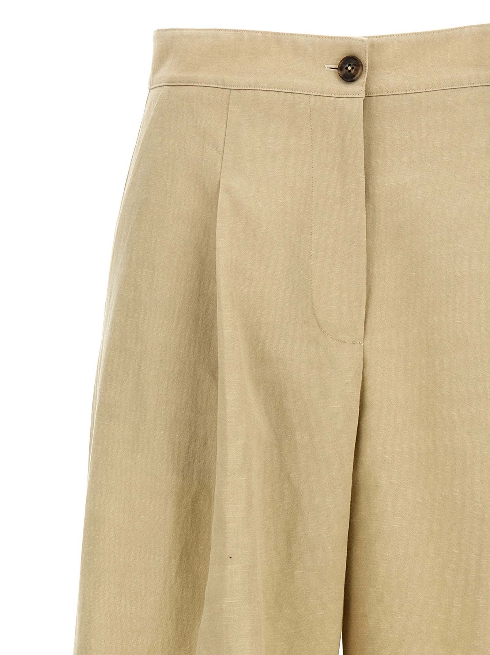 Army Yves Salomon Linen Trousers