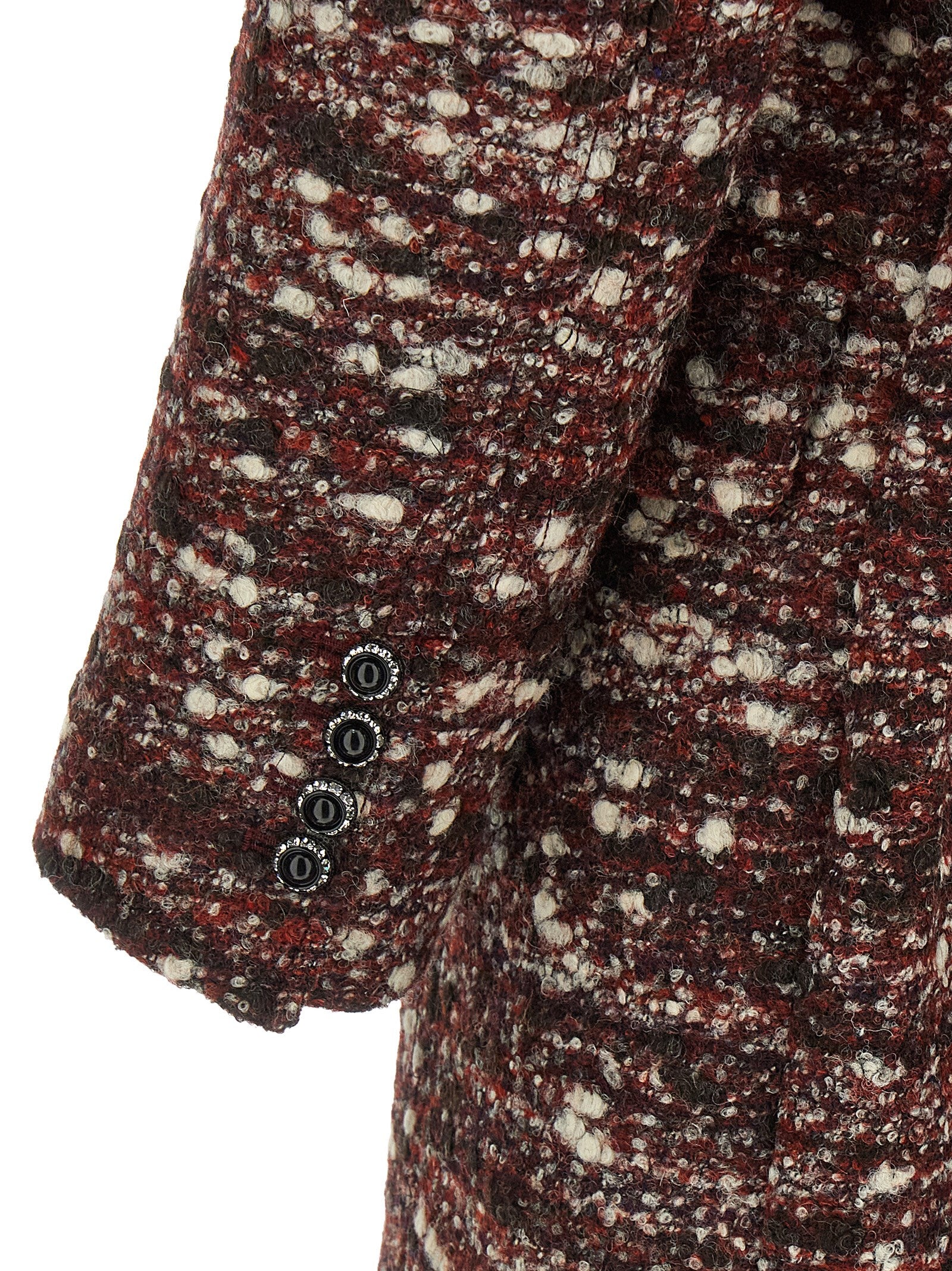 Paco Rabanne Bouclé Wool Coat