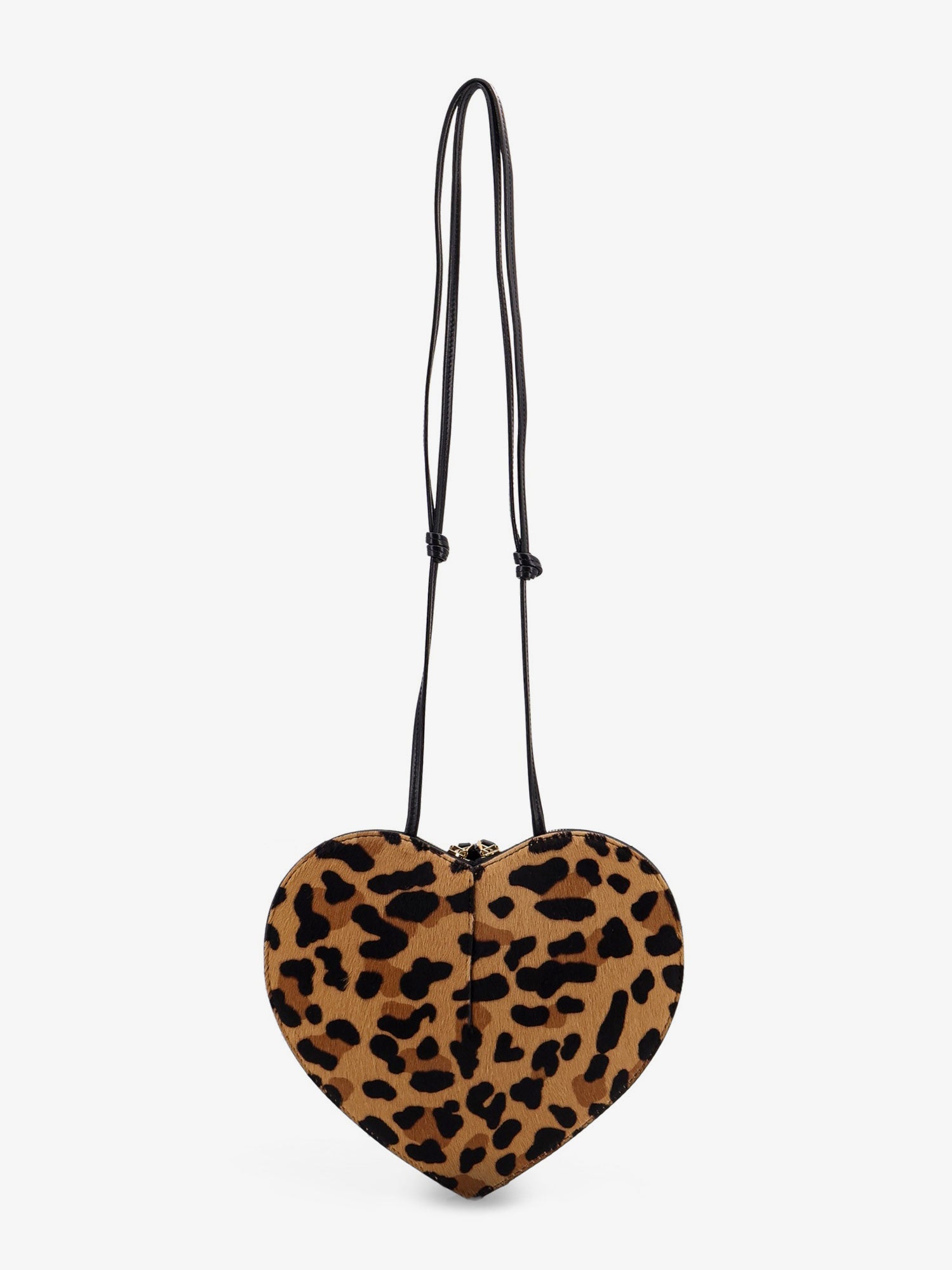 Alaïa Le Coeur Leopard Haircalf Shoulder Bag