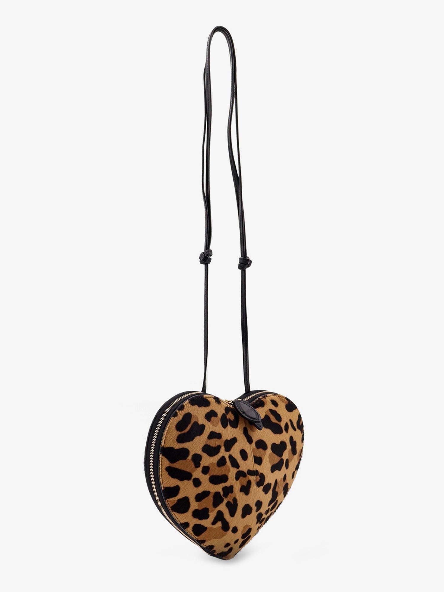 Alaïa Le Coeur Leopard Haircalf Shoulder Bag