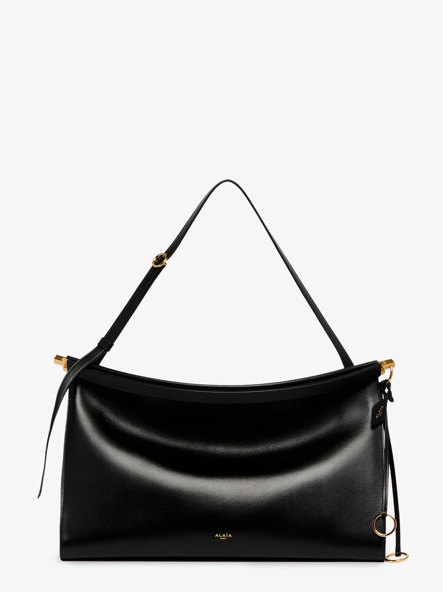 Alaïa Le Click East West Large Leather Shoulder Bag