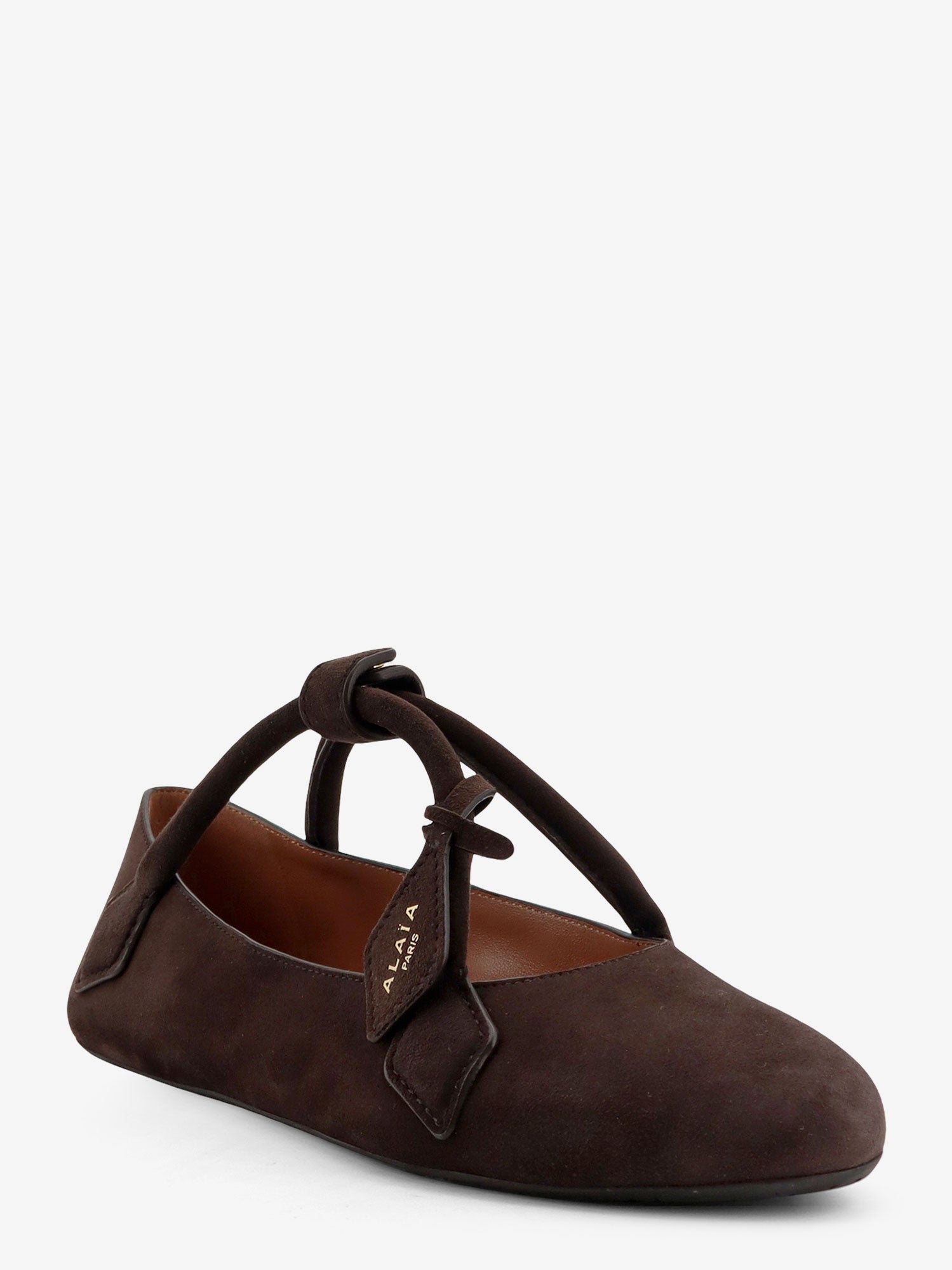 Alaïa Le Teckel Suede Ballet Flats