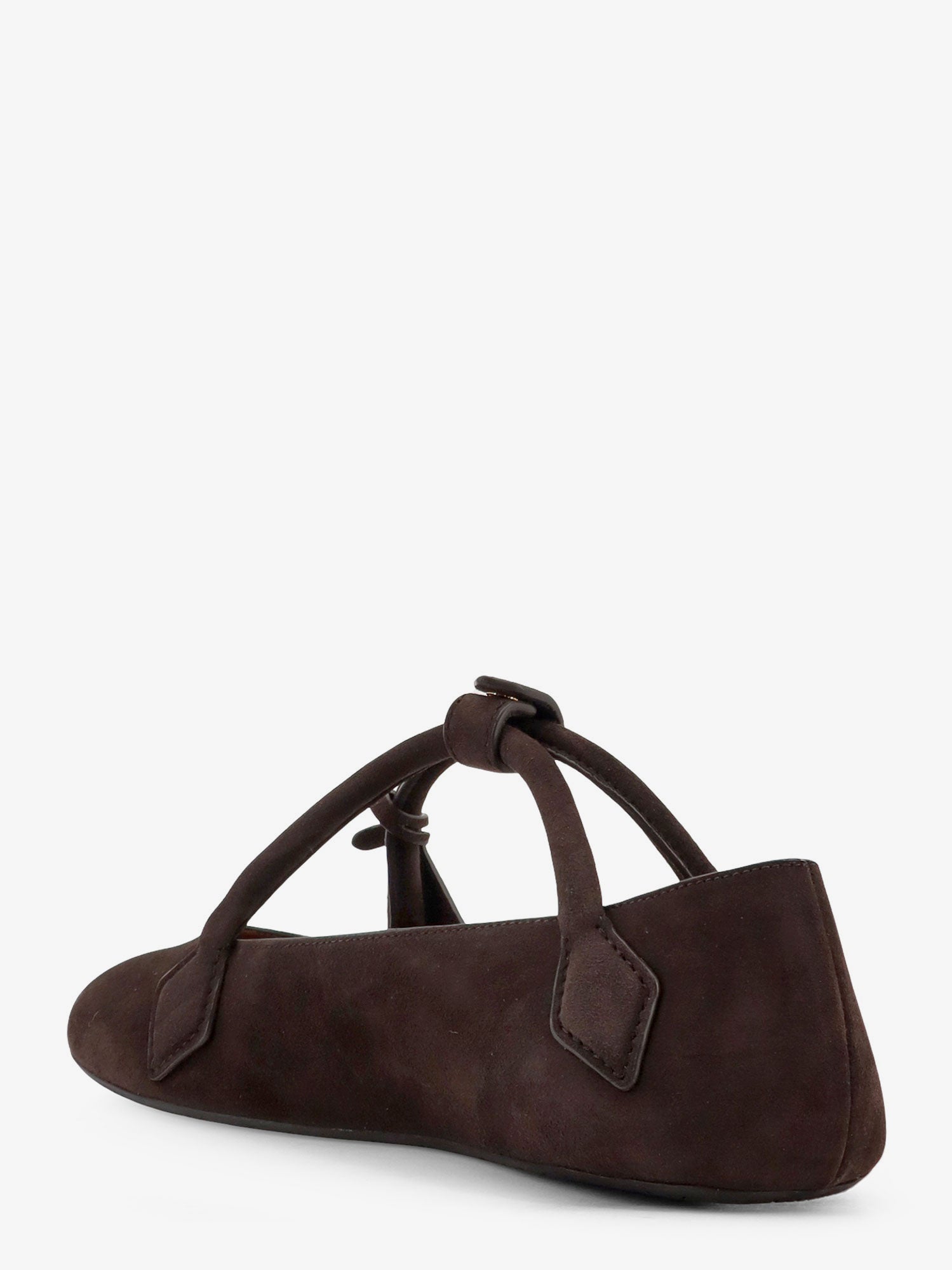 Alaïa Le Teckel Suede Ballet Flats