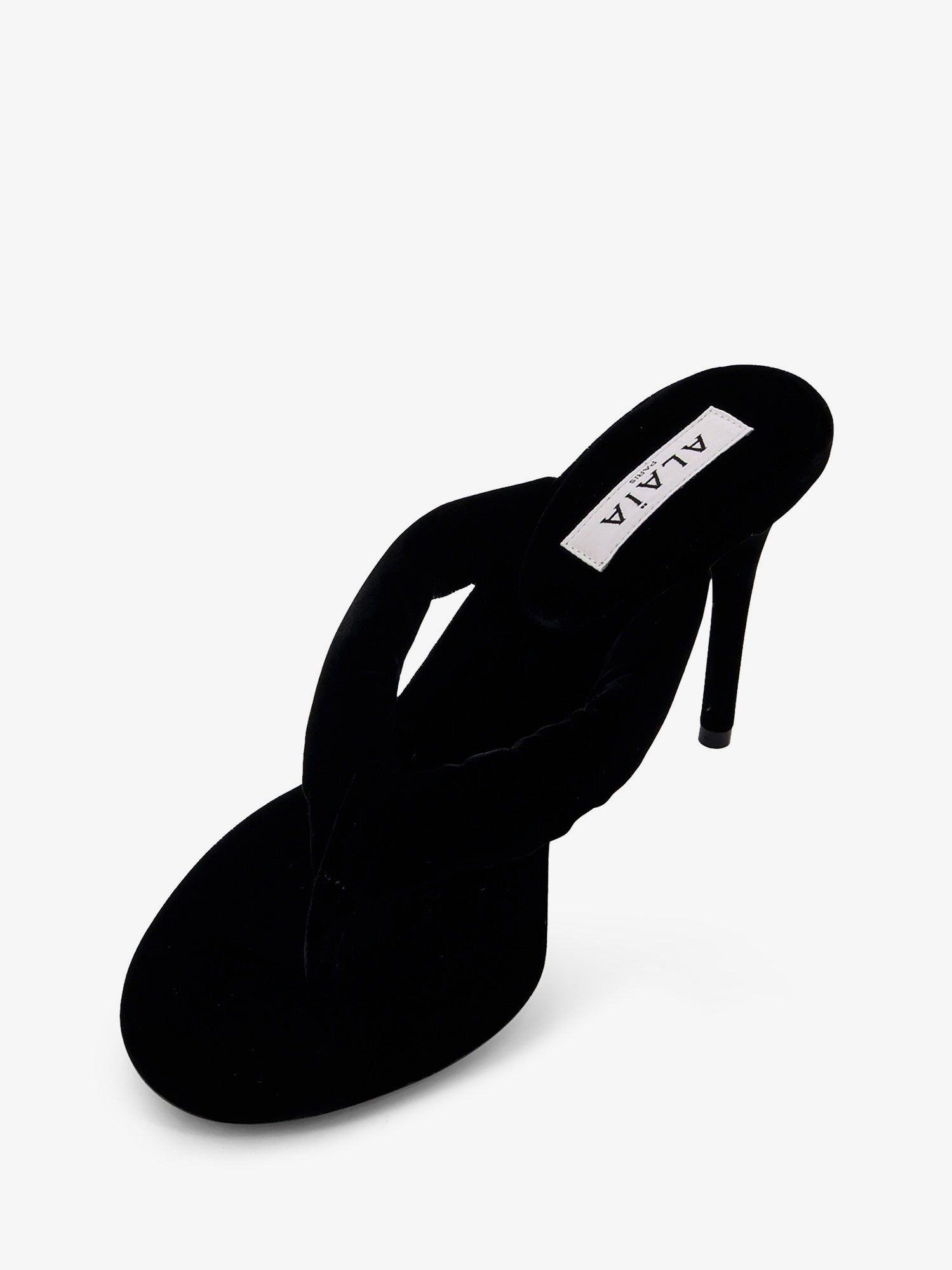 Alaïa Thong Sandals With Velvet Heel