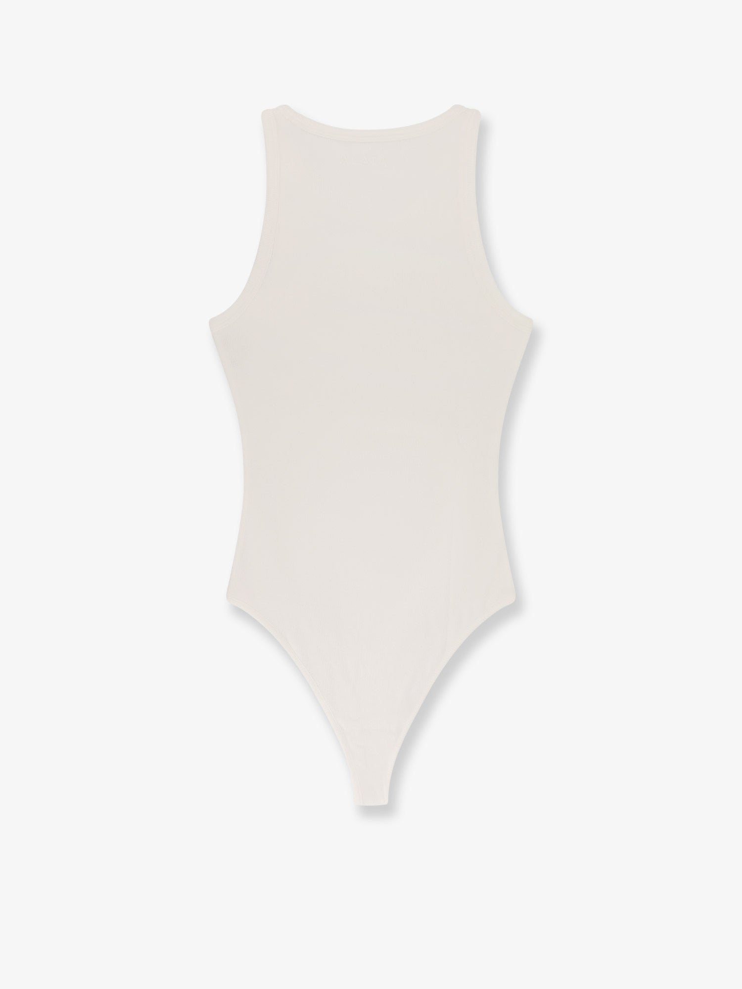 Alaïa Halter Cotton And Viscose Bodysuit
