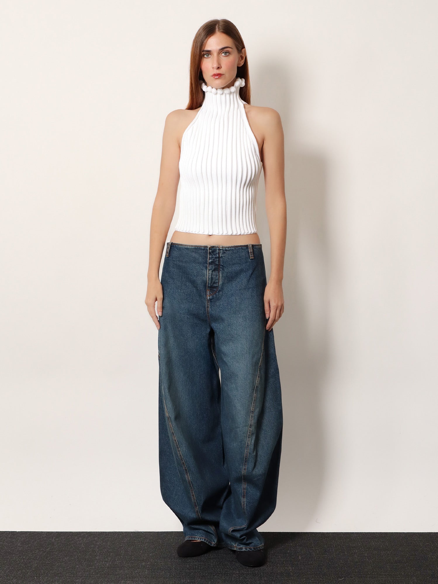 Alaïa Viscose Halter Top