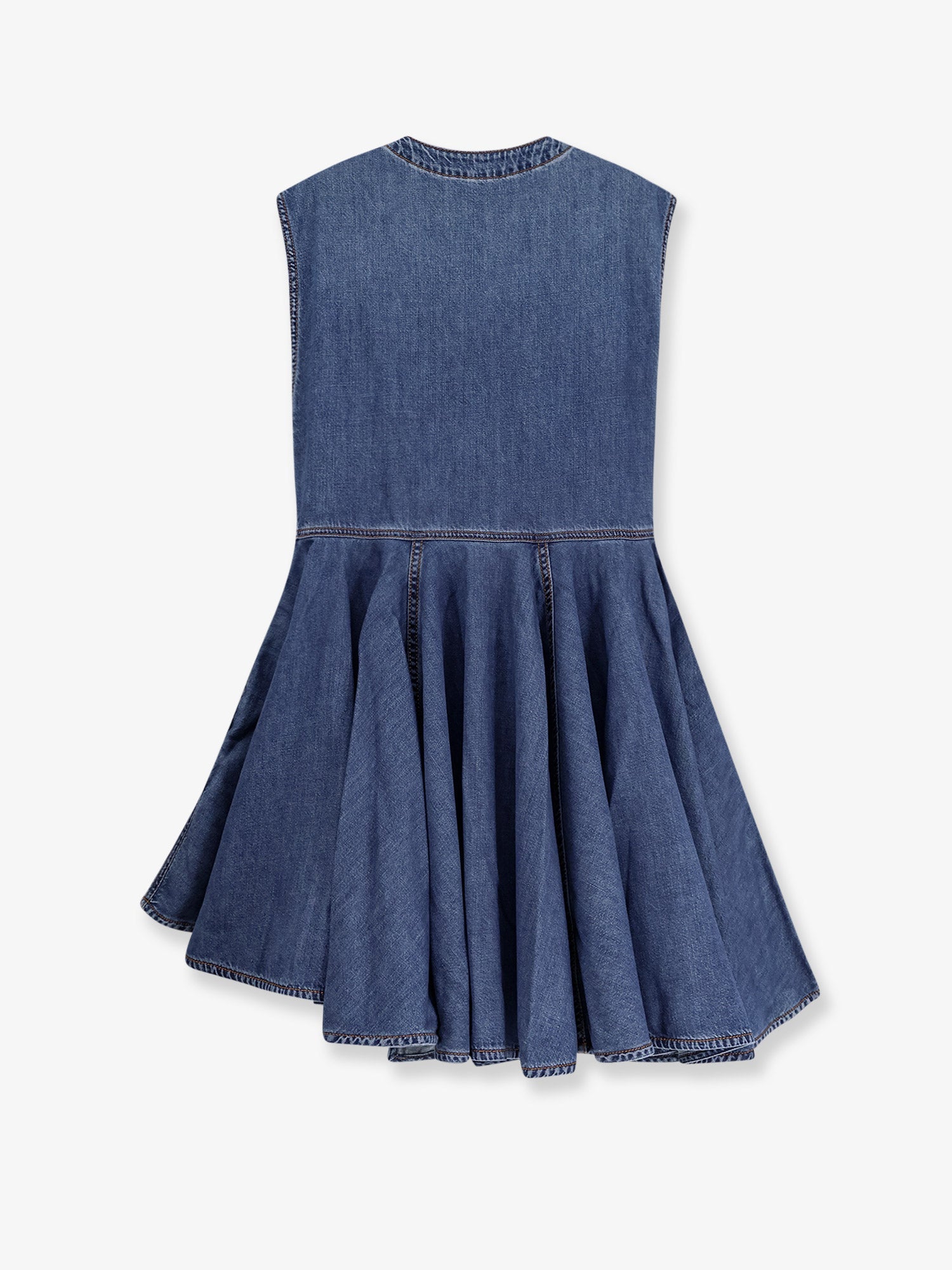 Alaïa Wrap Denim Dress