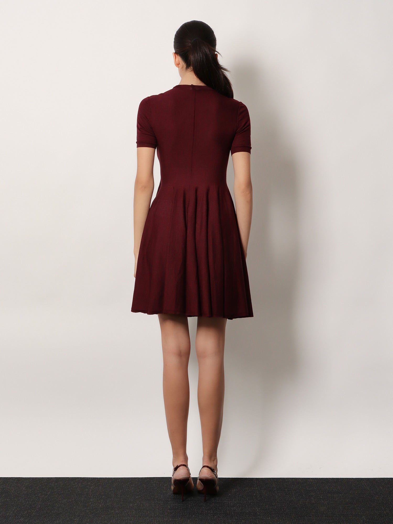 Alaïa Skater Virgin Wool Dress