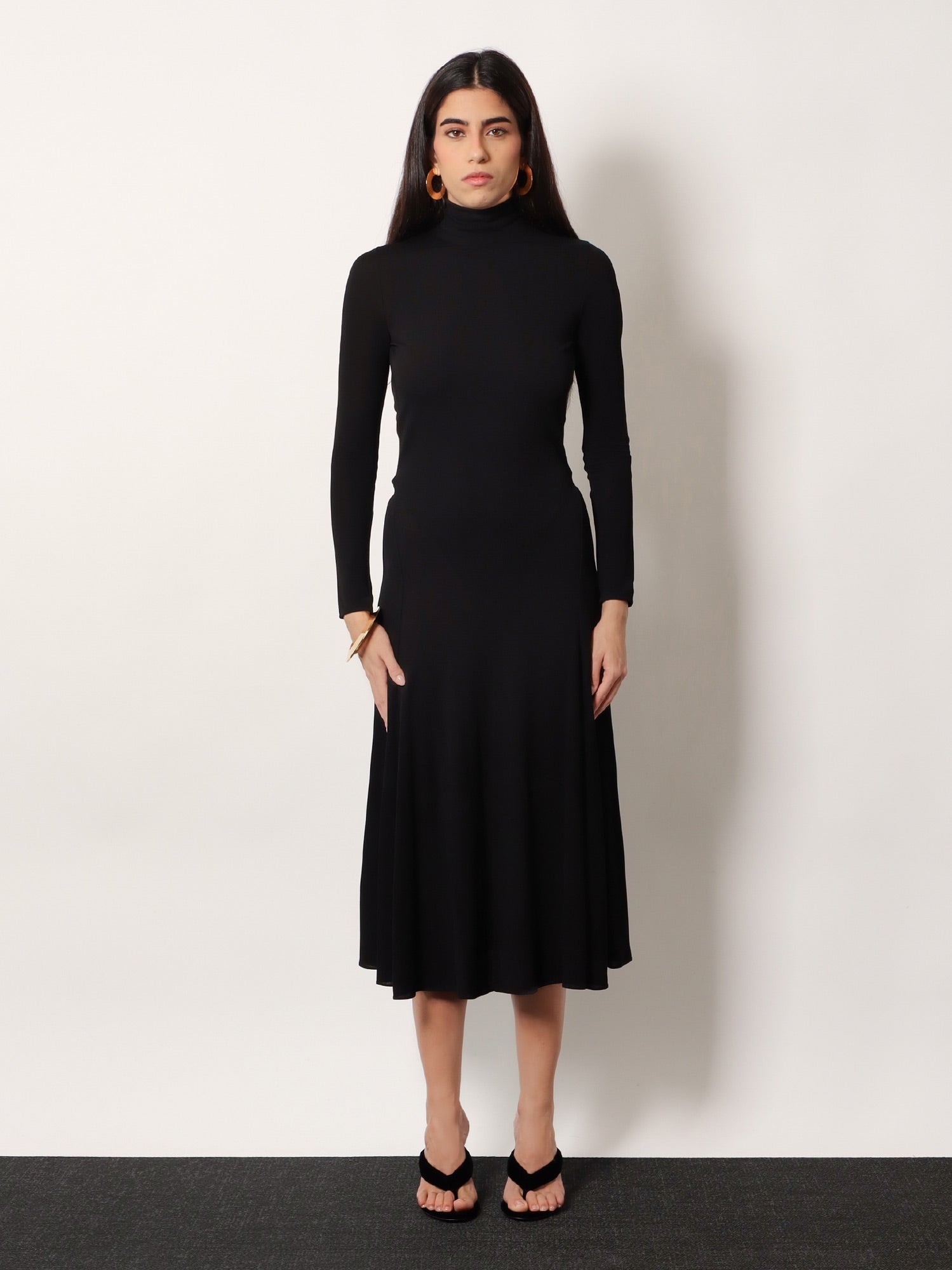 Alaïa Viscose Long Heart Dress