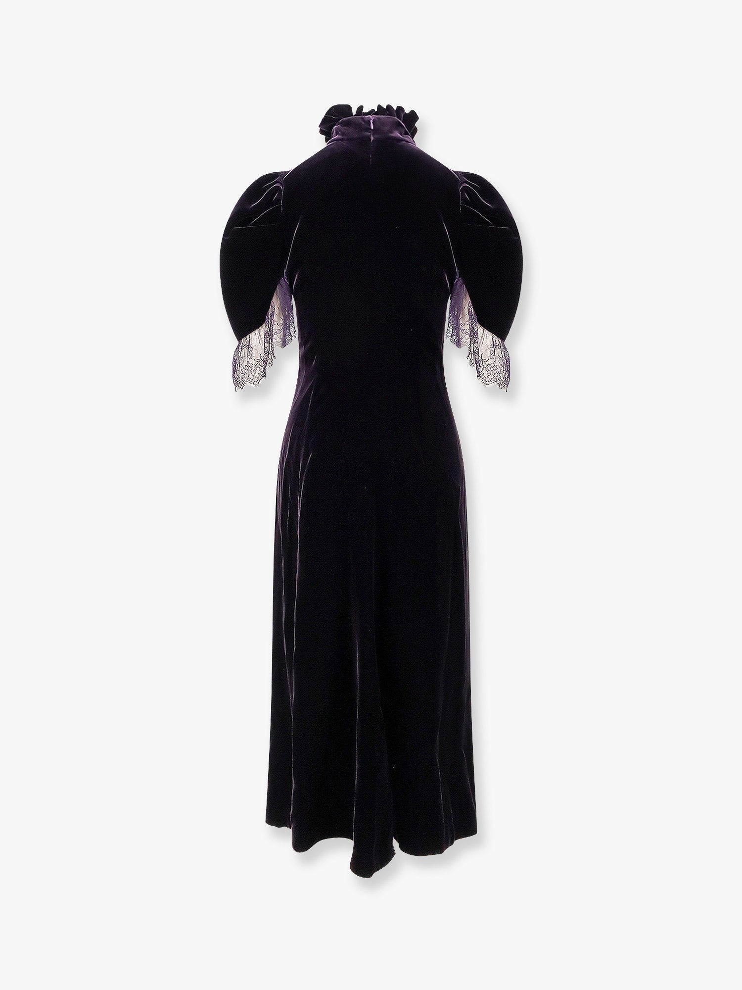 Alexander McQueen Velvet Dress With Silk Lining