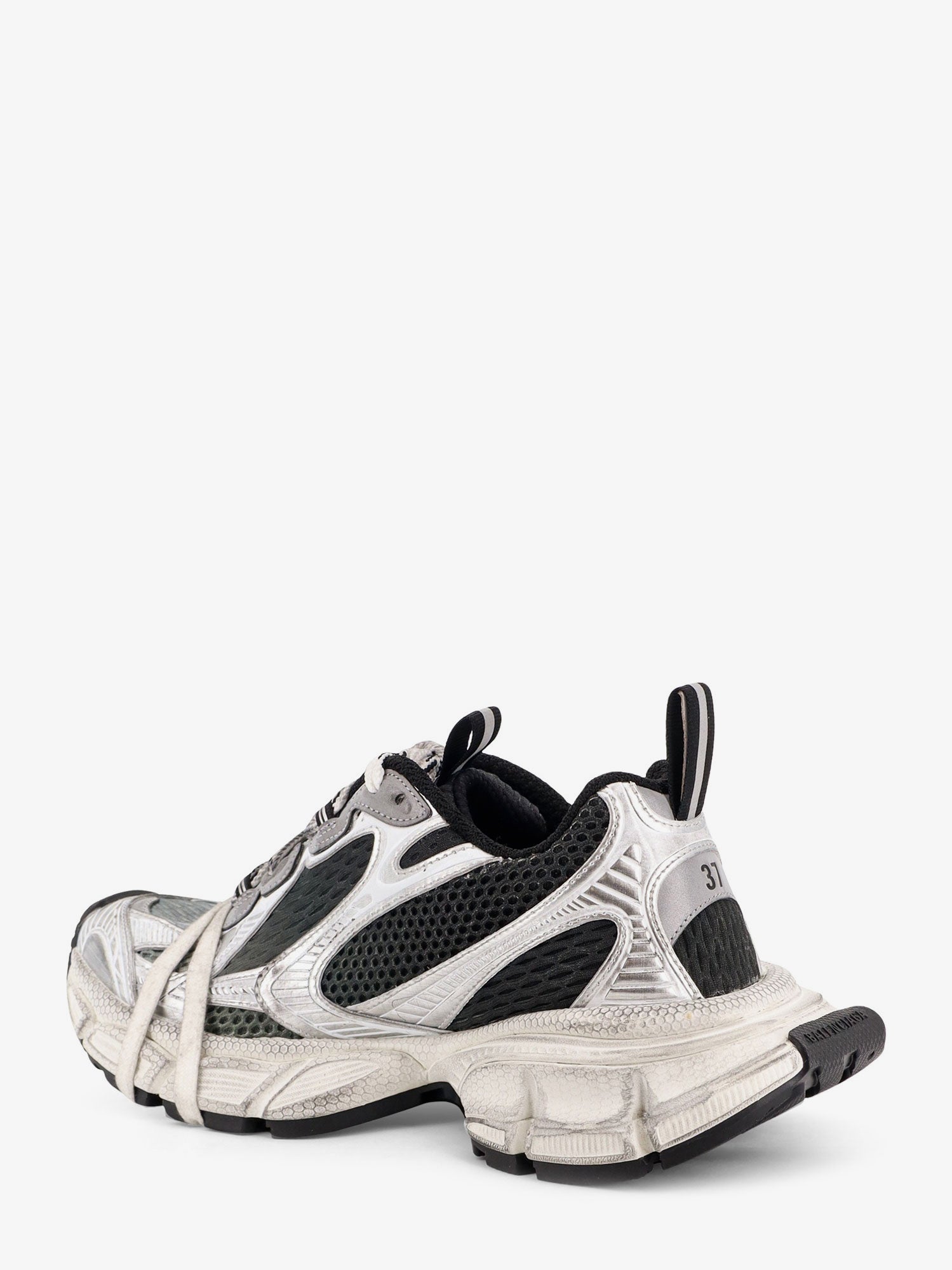 Balenciaga 3xl Gradient Mesh Sneakers With Used Effect