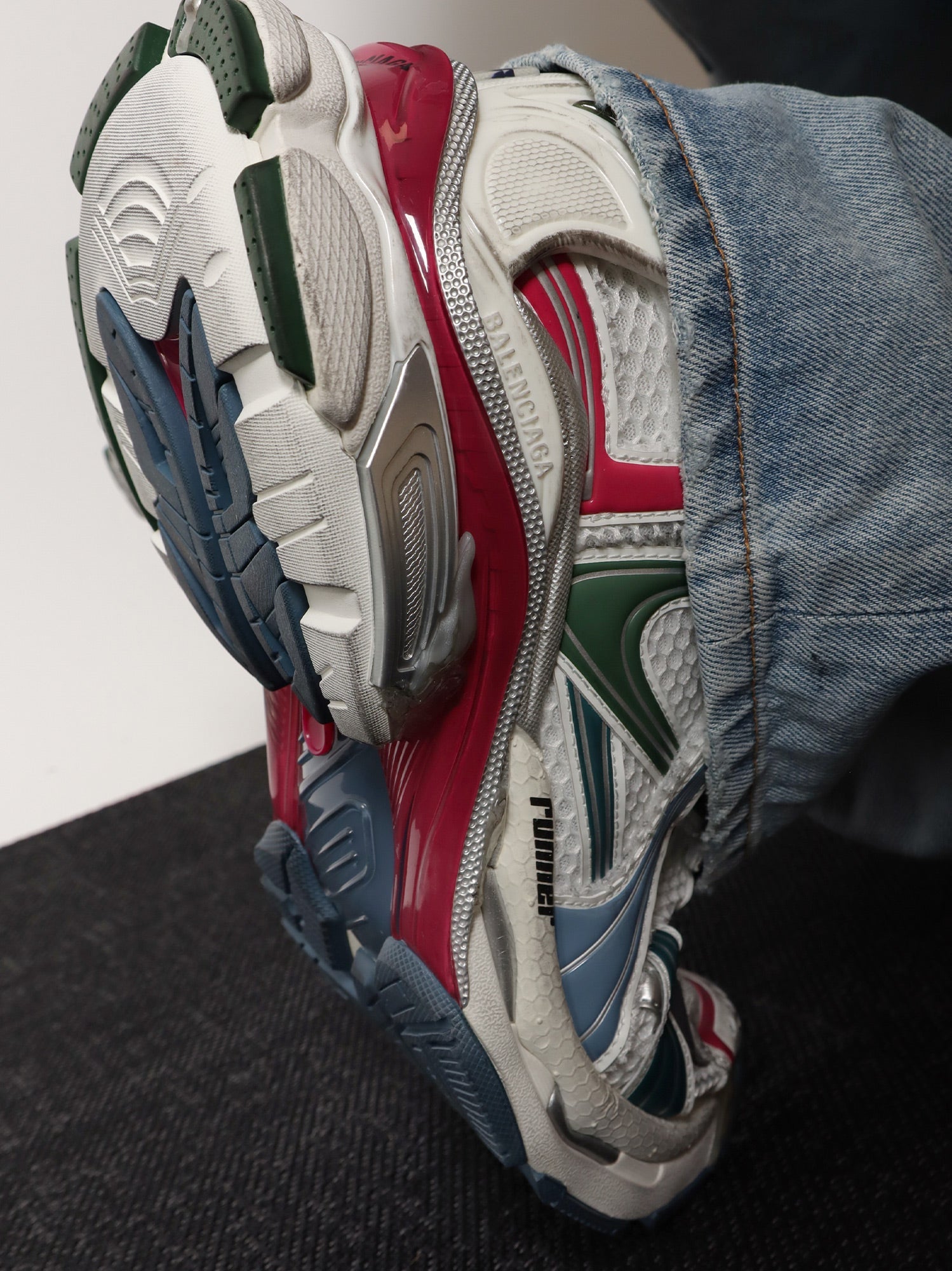 Balenciaga Runner Low-top Mesh Sneakers