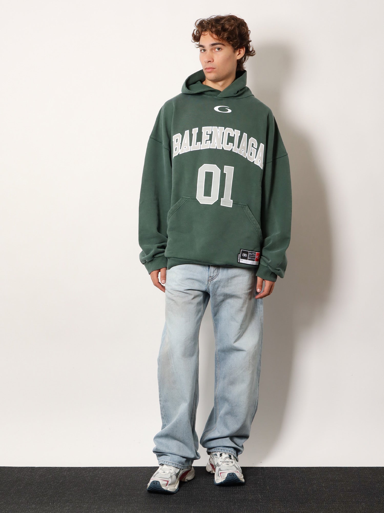 Balenciaga Cotton Hooded Sweatshirt