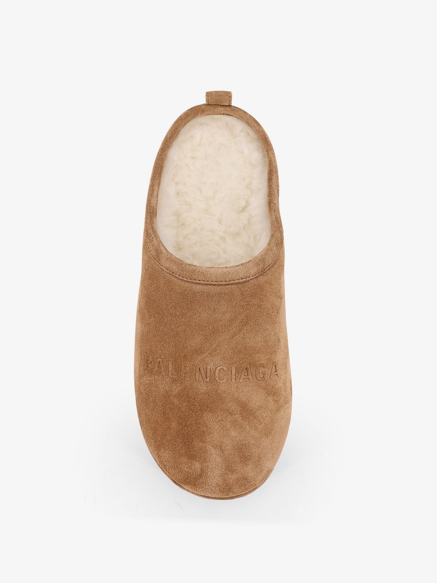 Balenciaga Alaska Soft Suede Mule With Plateau