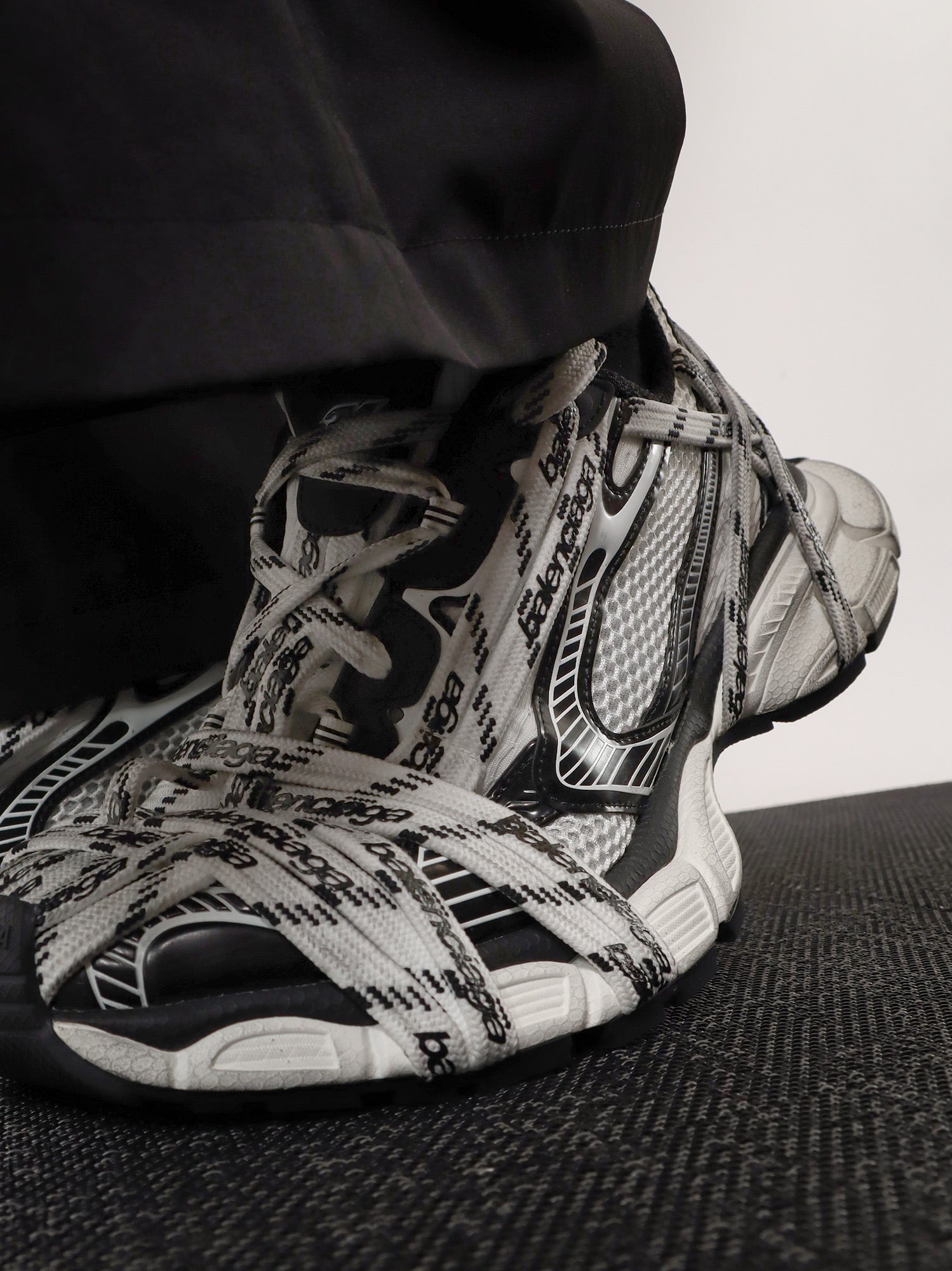 Balenciaga 3xl Extreme Laces Mesh Sneakers